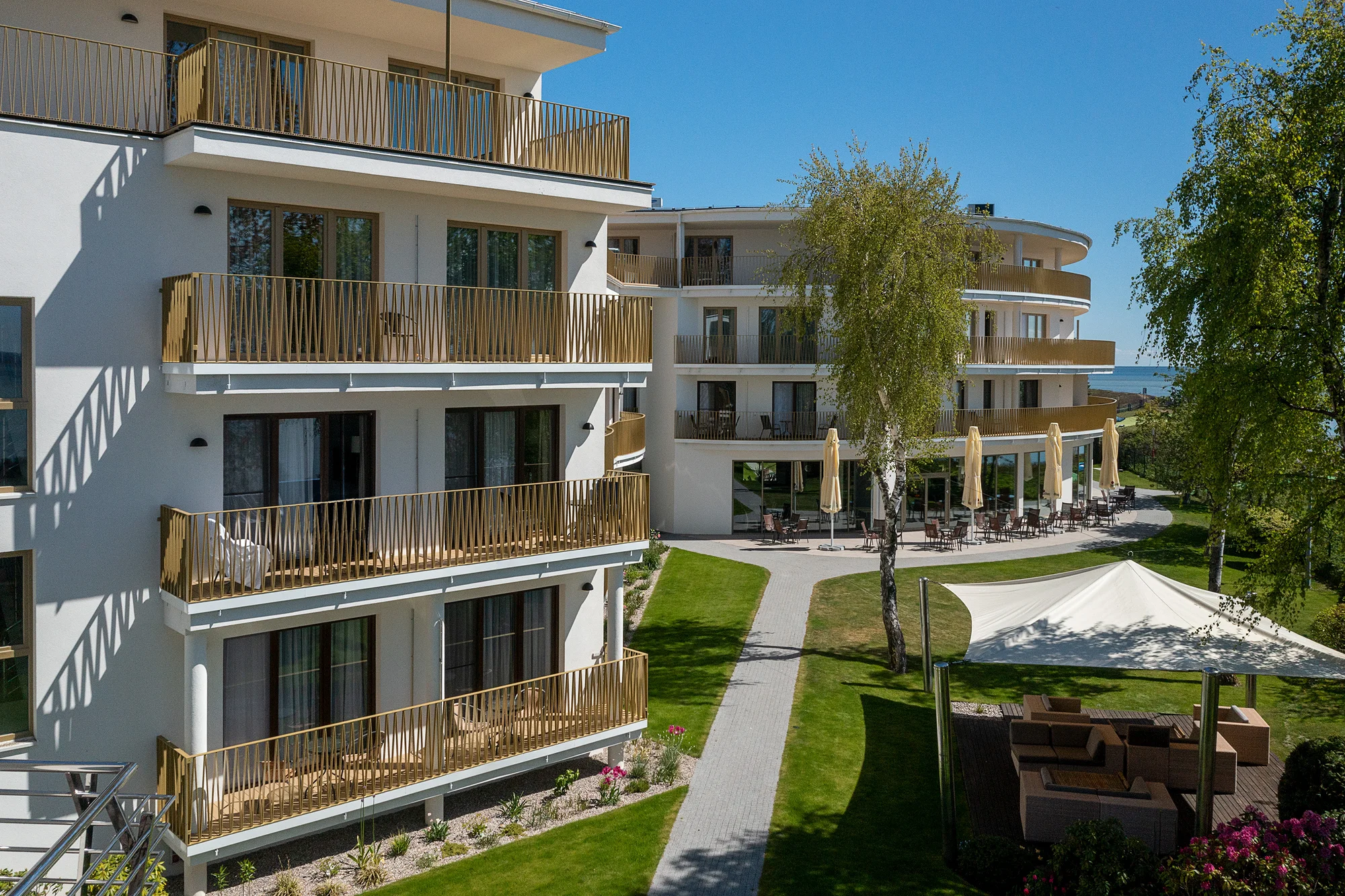 Pobyt se snídaní a neomezeným wellness u Baltu: luxusní hotel pár metrů od moře