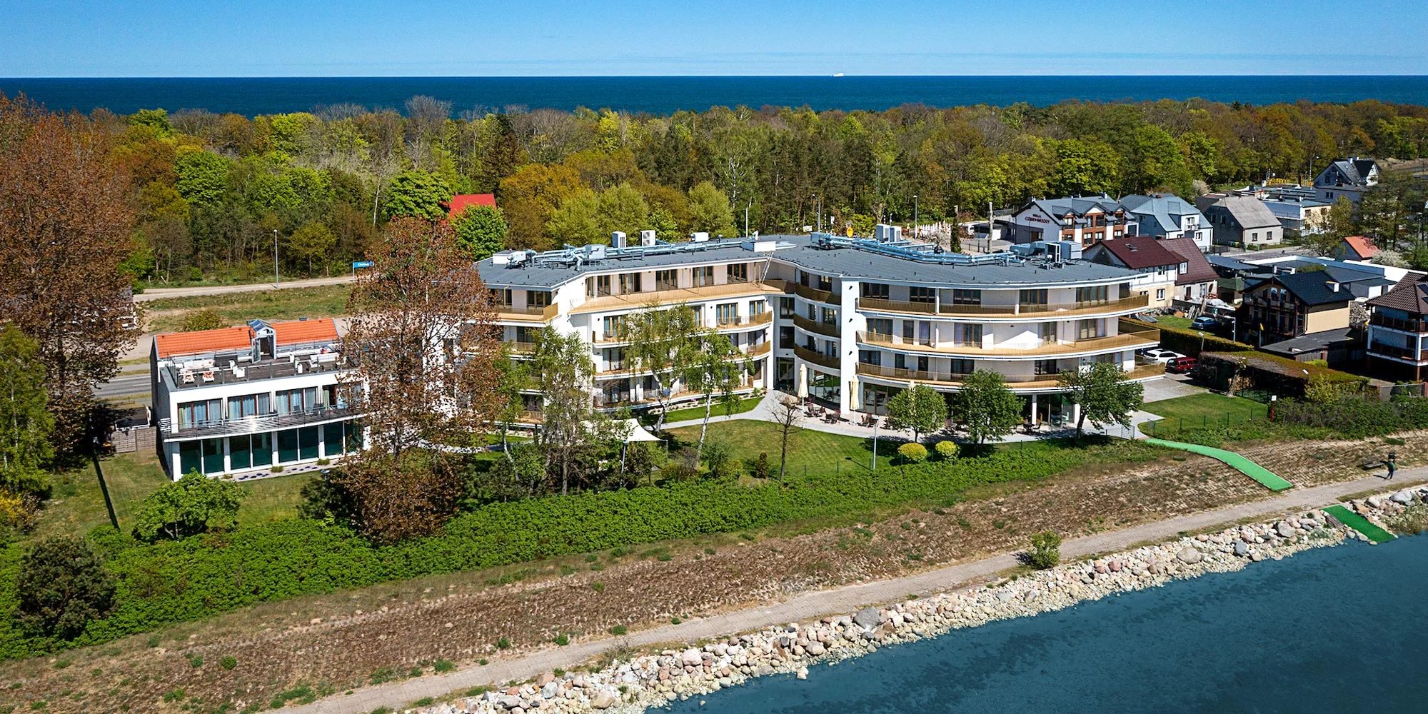 Pobyt se snídaní a neomezeným wellness u Baltu: luxusní hotel pár metrů od moře