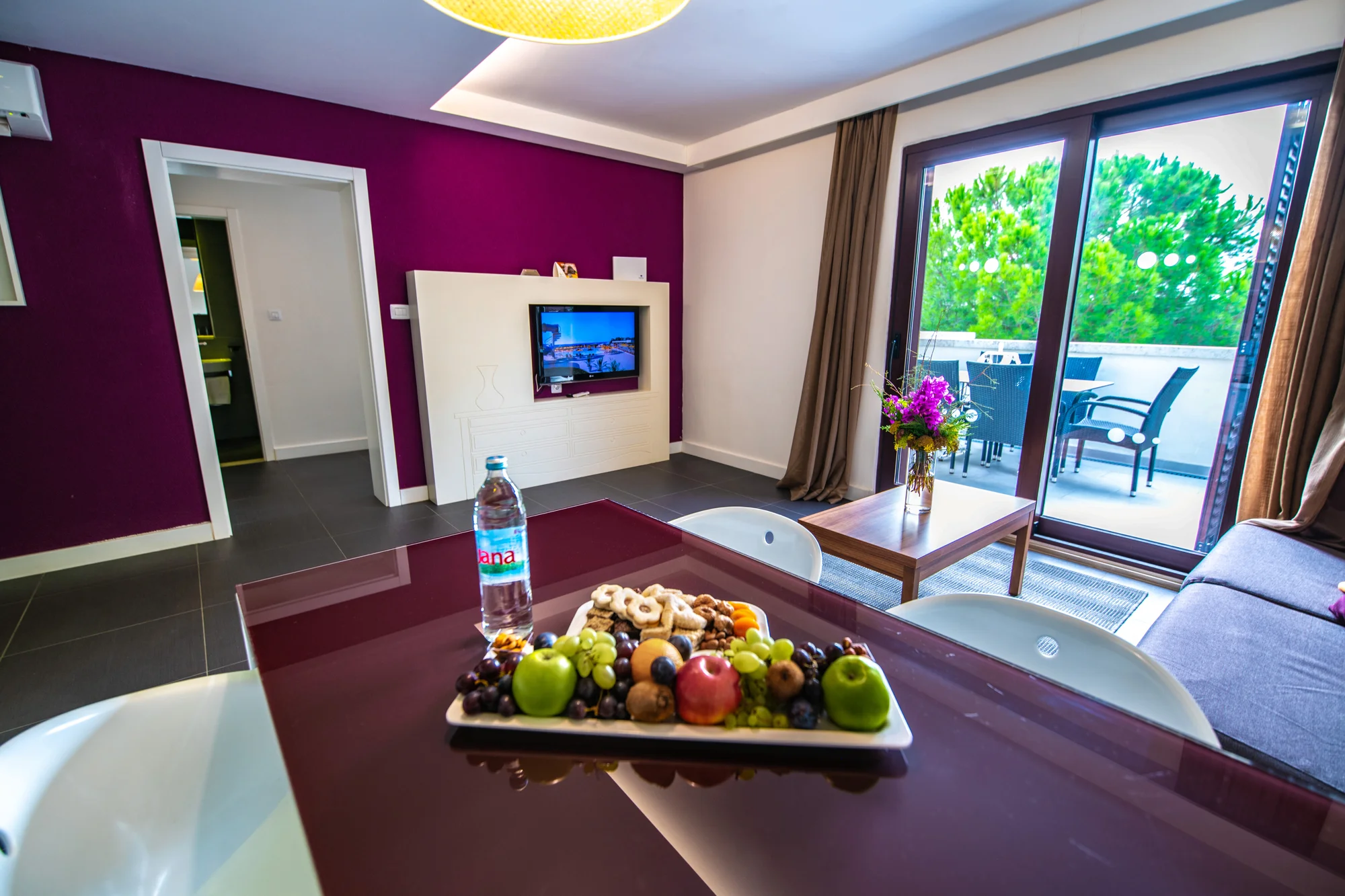 4* apartmánový resort v letovisku Pula: ubytování až pro 4 osoby, 200 m od pláže, s bazény a tobogánem, možnost snídaní