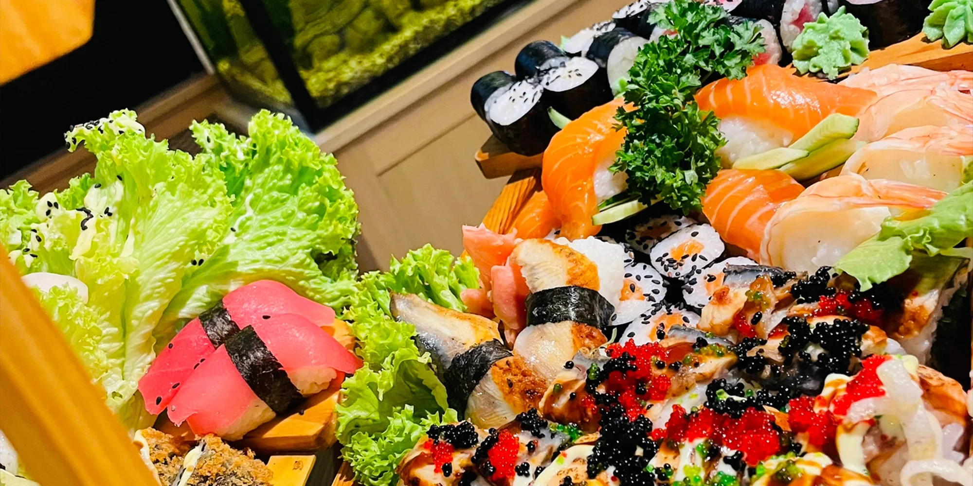 Otevřený voucher do Melong Sushi Bar v Táboře: 300 až 1500 Kč na jídlo i nápoje