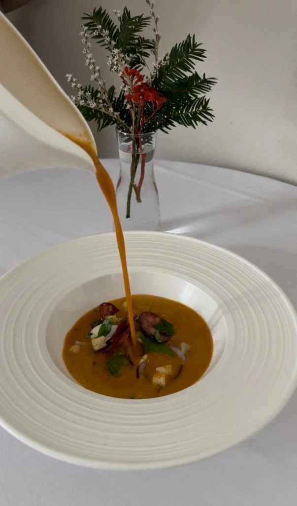 Tříchodové obědové menu v zámecké restauraci Honoria Chateau Herálec*****