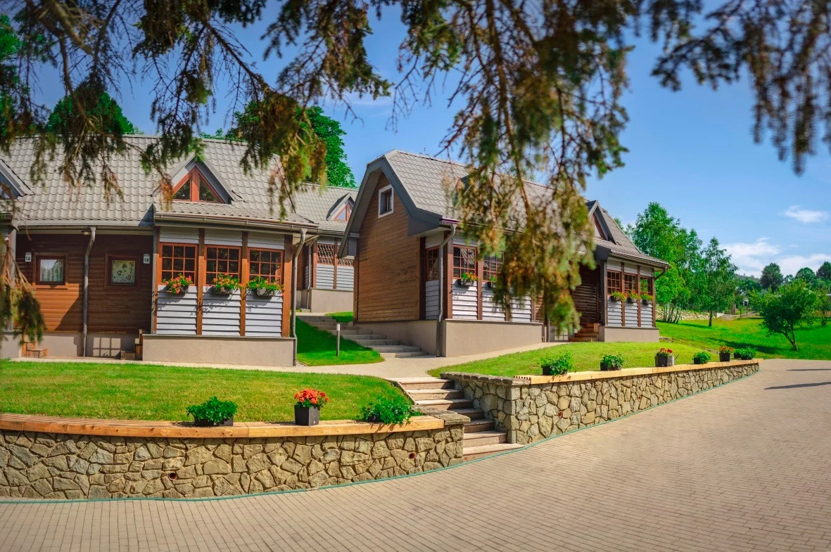 Srubové apartmány u Malé Fatry: polopenze, kuchyňka i vstup do wellness