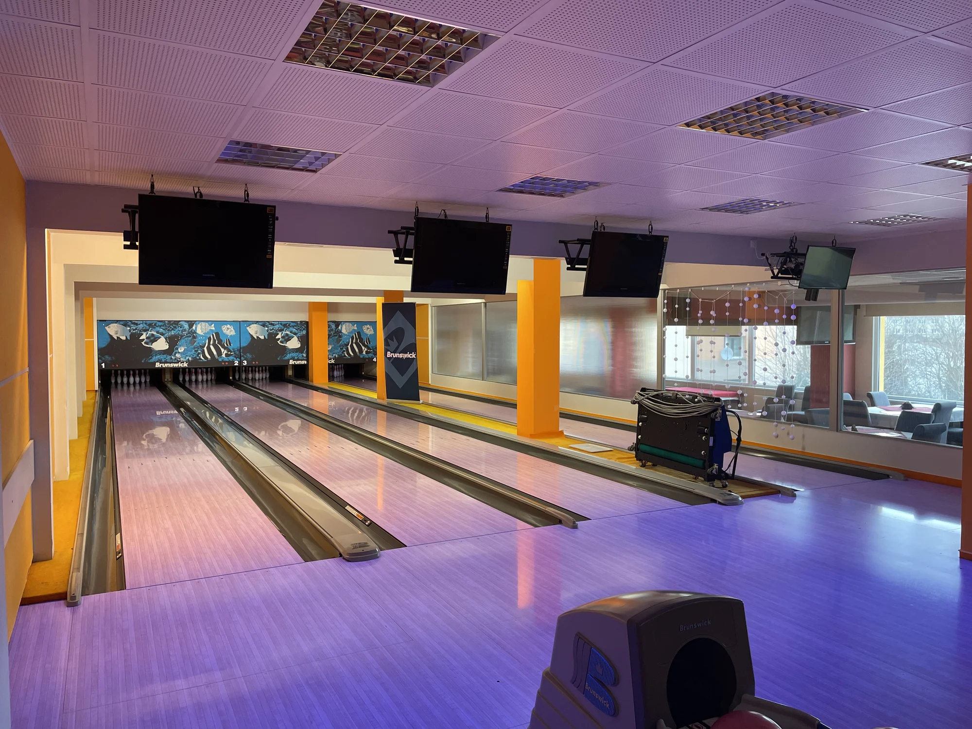 2 hod. bowlingu, mix řízků o váze 600 g, cibulové kroužky a další přílohy až pro 6 osob