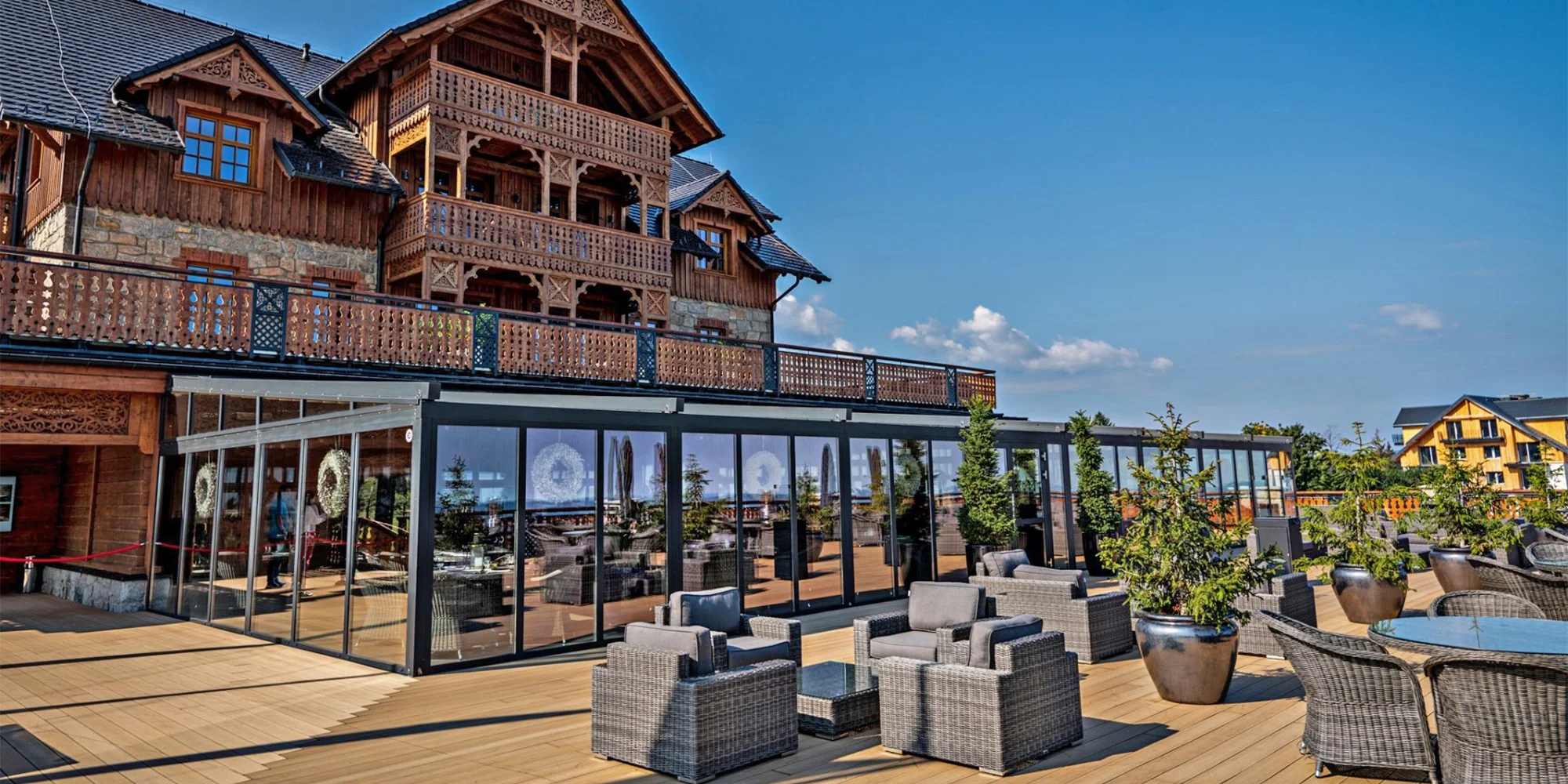 Luxusní pobyt v 5* hotelu v polských Krkonoších: snídaně, neomezený wellness i výlety