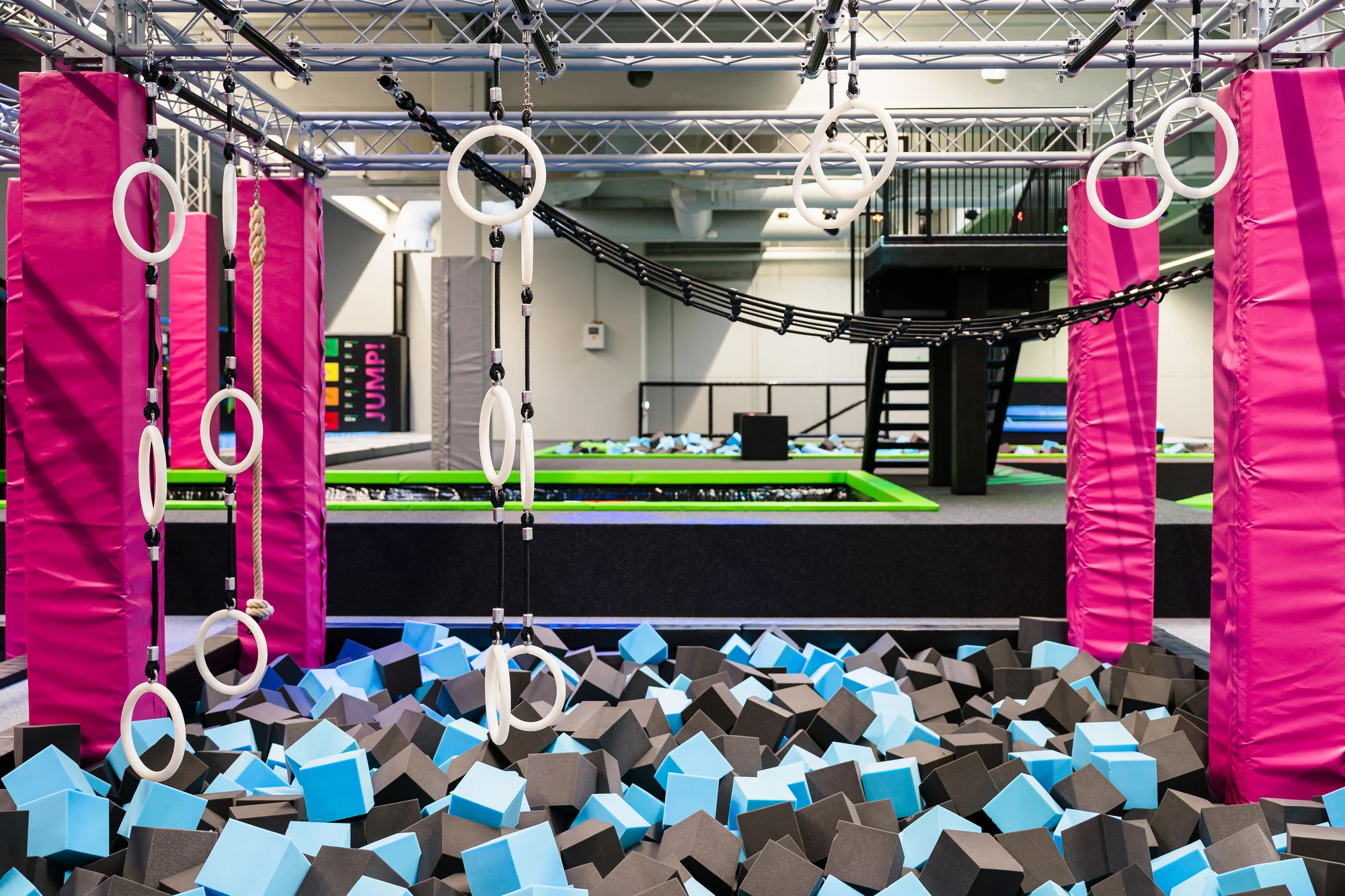 Vstup do trampolínového parku Toboga JUMP! na 60, 90 nebo 120 min.