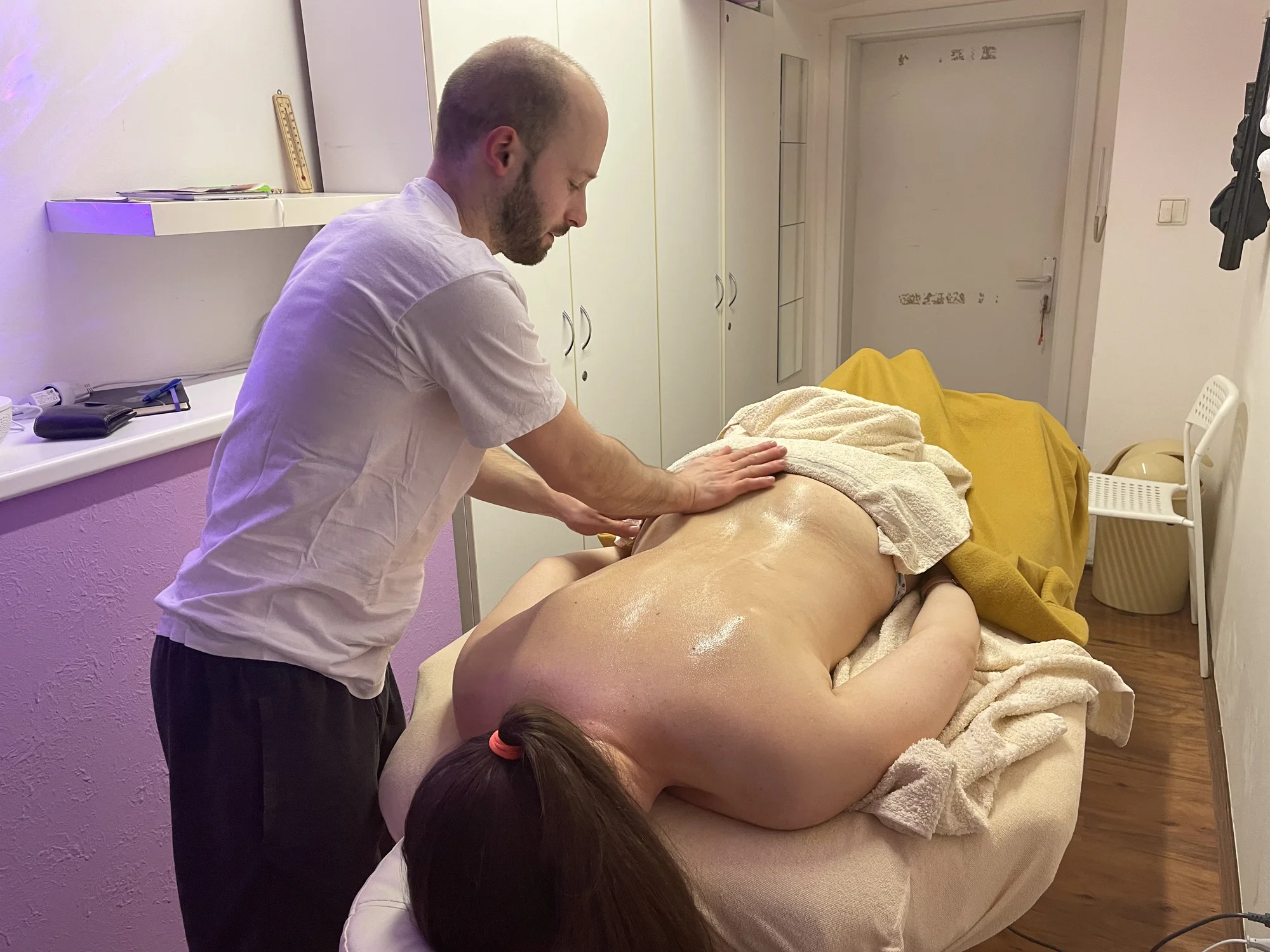Relaxační masáže nebo masáže pro těhotné: 30 až 70 minut odpočinku