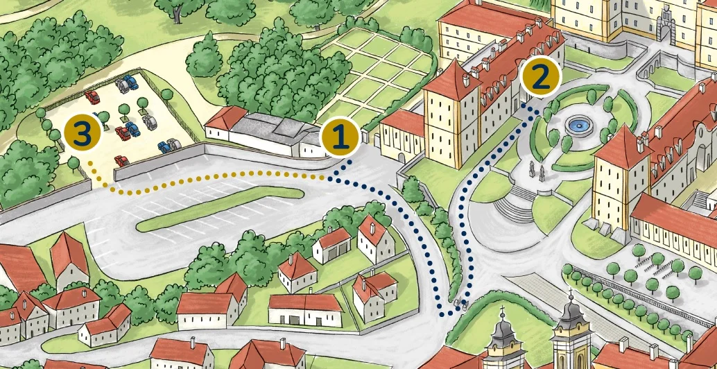 Až 4 noci ve stylu zámecké šlechty v UNESCO památce ve Valticích se snídaní i vínem