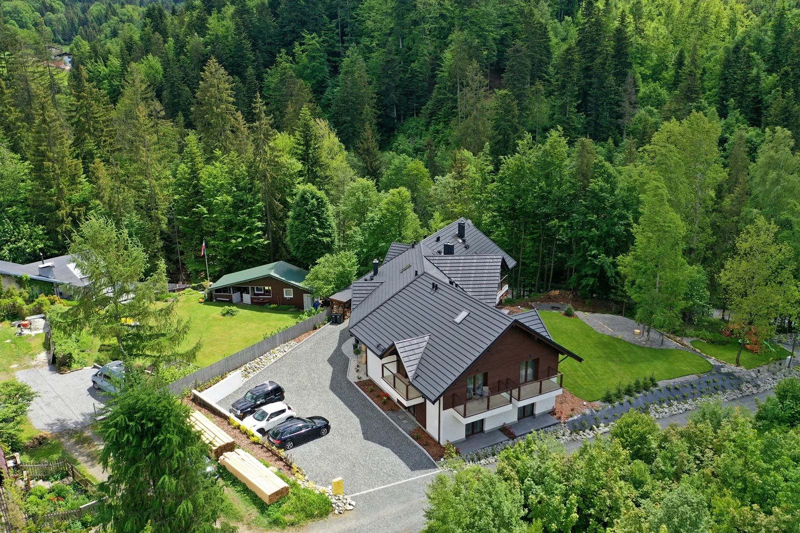 Moderní apartmány v polských Beskydech: snídaně, sauna i turistika