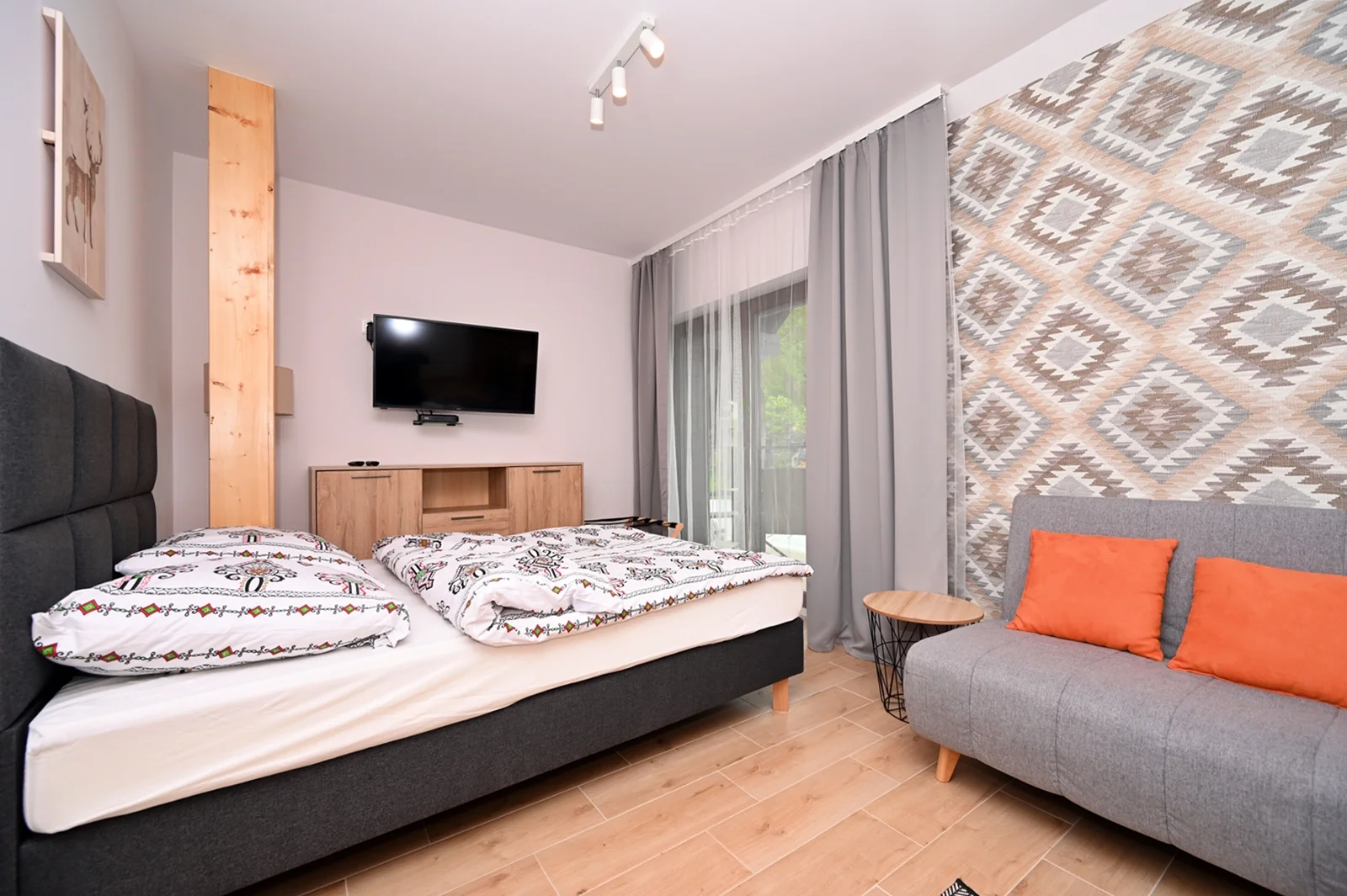 Moderní apartmány v polských Beskydech: snídaně, sauna i turistika