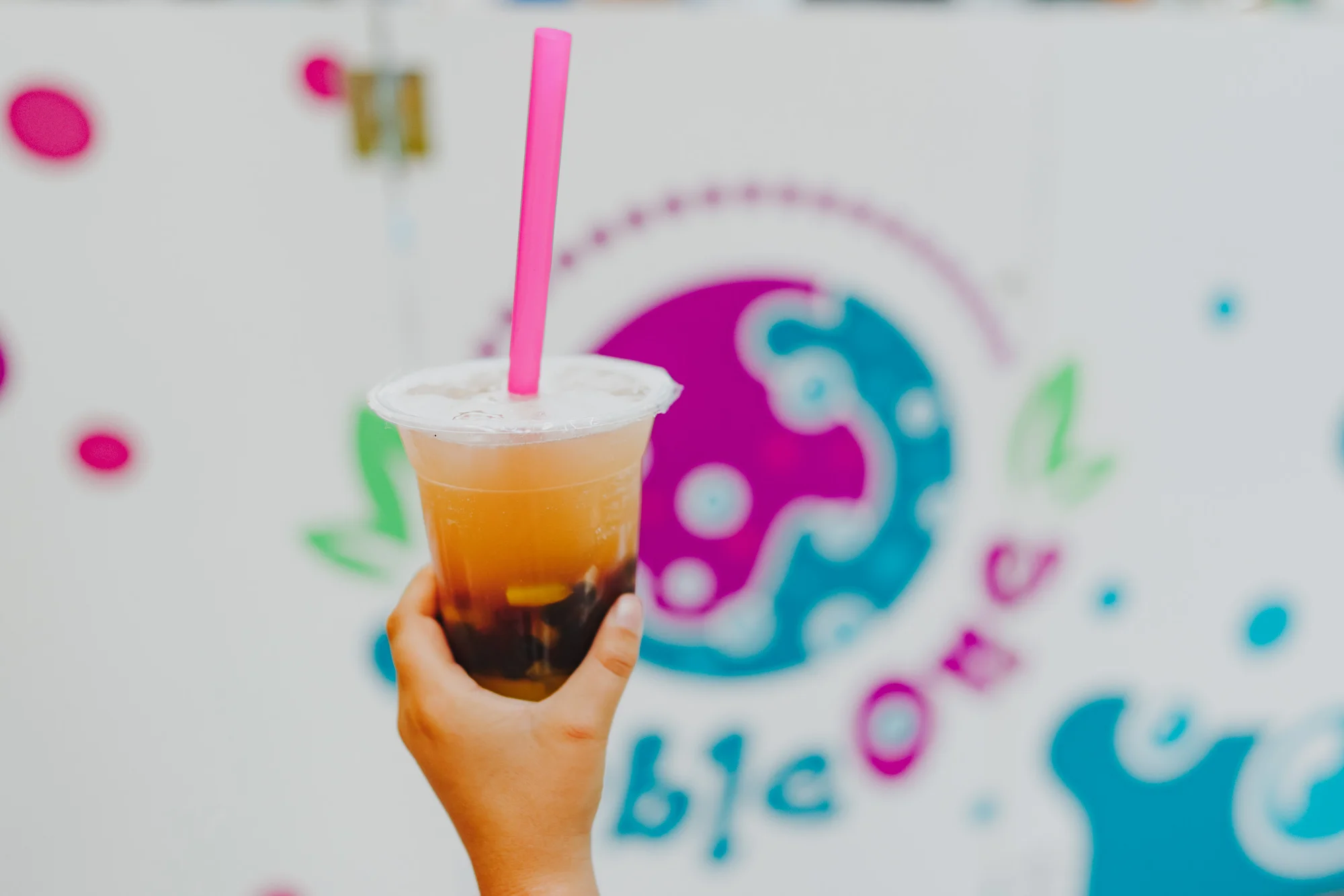 Velký bubble tea podle výběru: 18 druhů a 3 porce kuliček nebo želé
