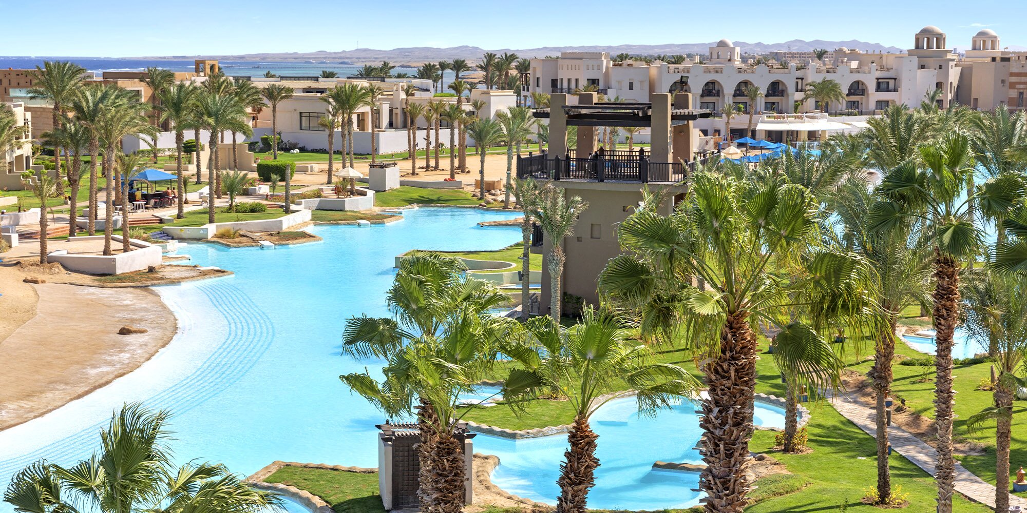 Egypt all inclusive vč. letenky: 4* hotel PickAlbatros Oasis Port Ghalib s bazény a písčitou pláží - First minute do 13. 3. 2024