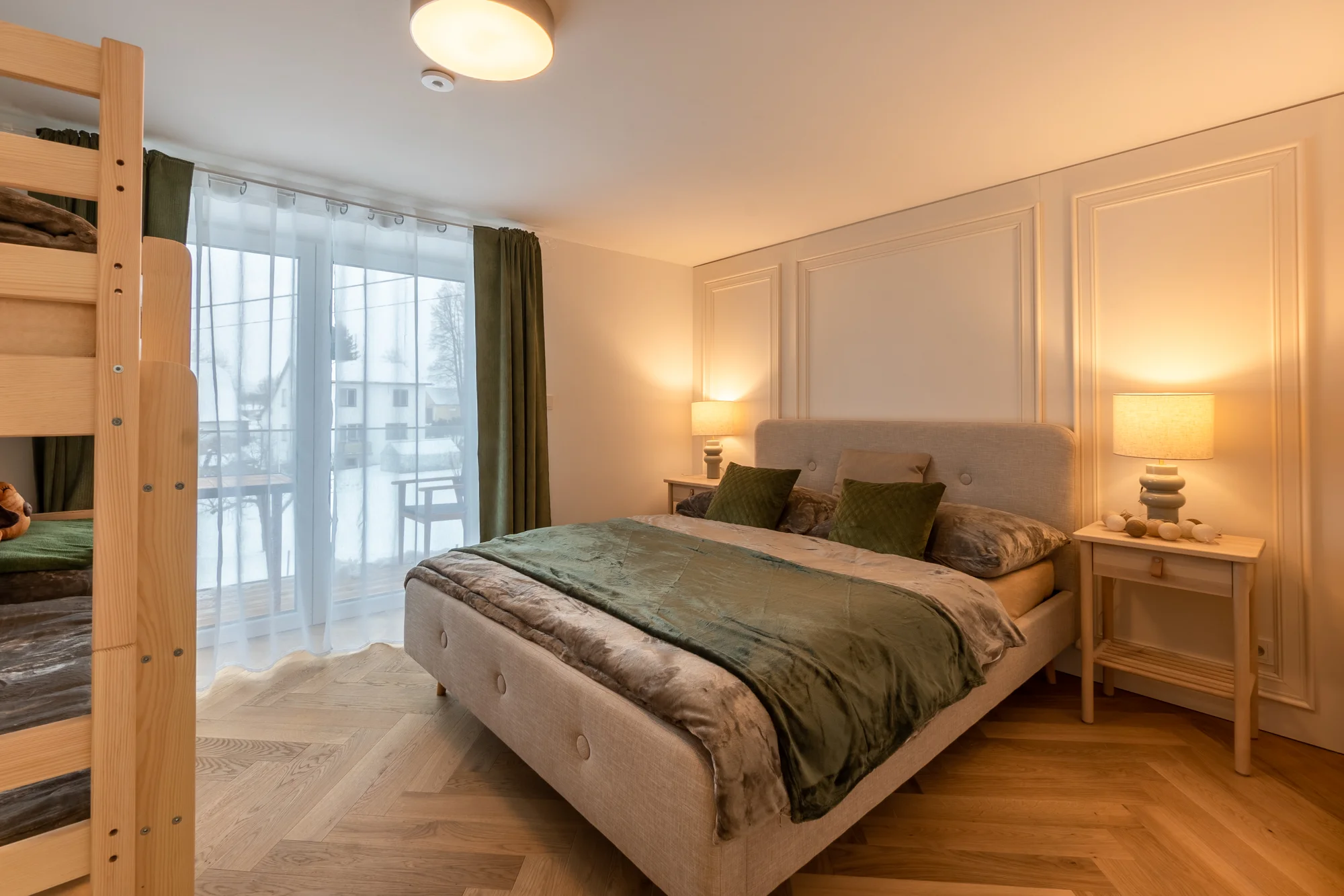 Nádherné apartmány ve Velkých Losinách: kapacita až 8 osob, možnost snídaní i wellness