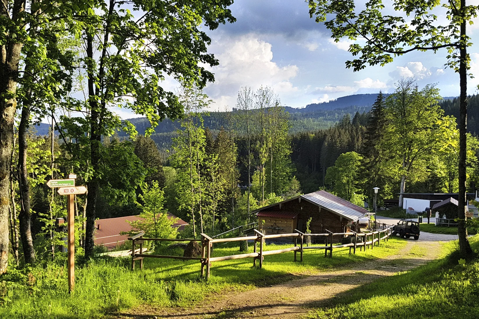 Rodinný penzion na Šumavě: snídaně, možnost večeře o 3 až 4 chodech