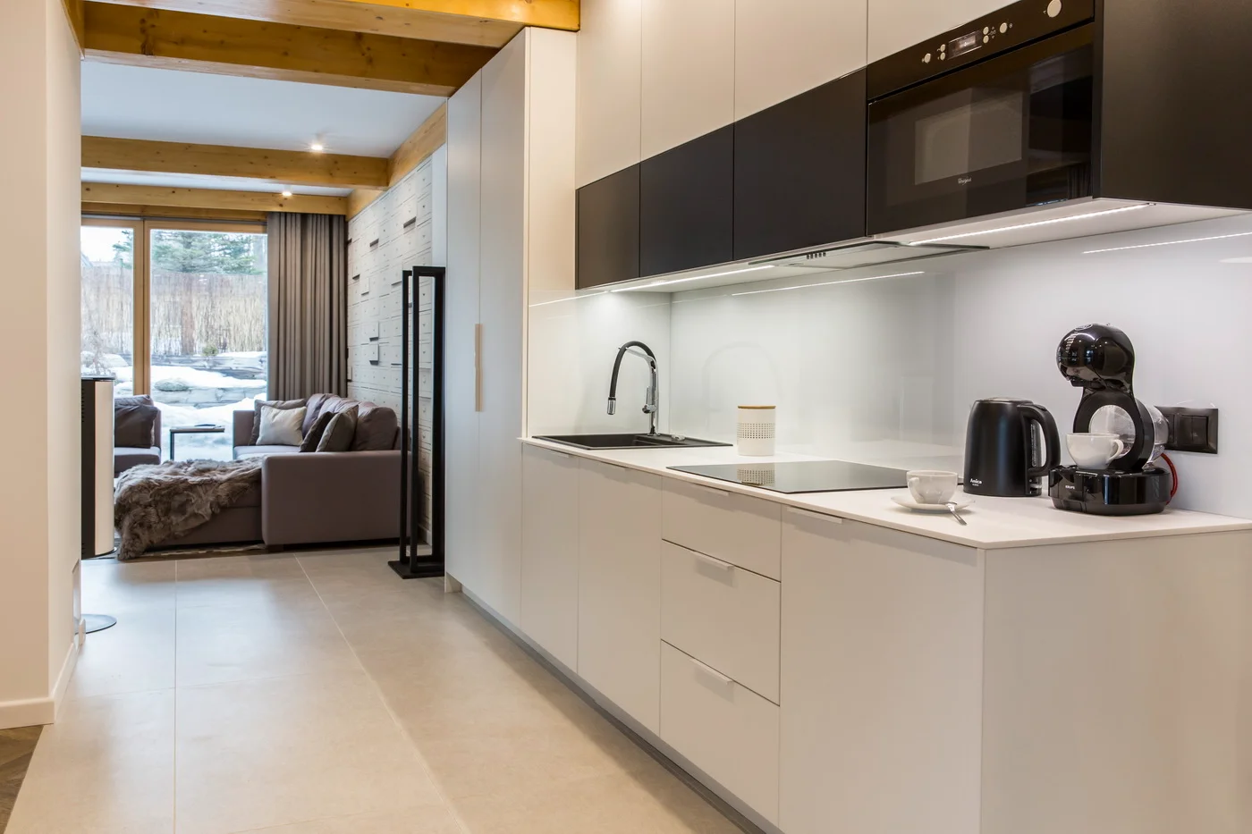 Nové apartmány v Zakopaném až pro 6 osob: cena za celý apartmán, neomezeně sauna a venkovní geotermální bazén