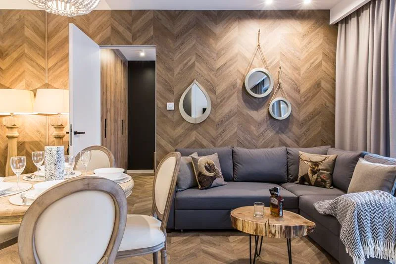 Nové apartmány v Zakopaném až pro 6 osob: cena za celý apartmán, neomezeně sauna a venkovní geotermální bazén