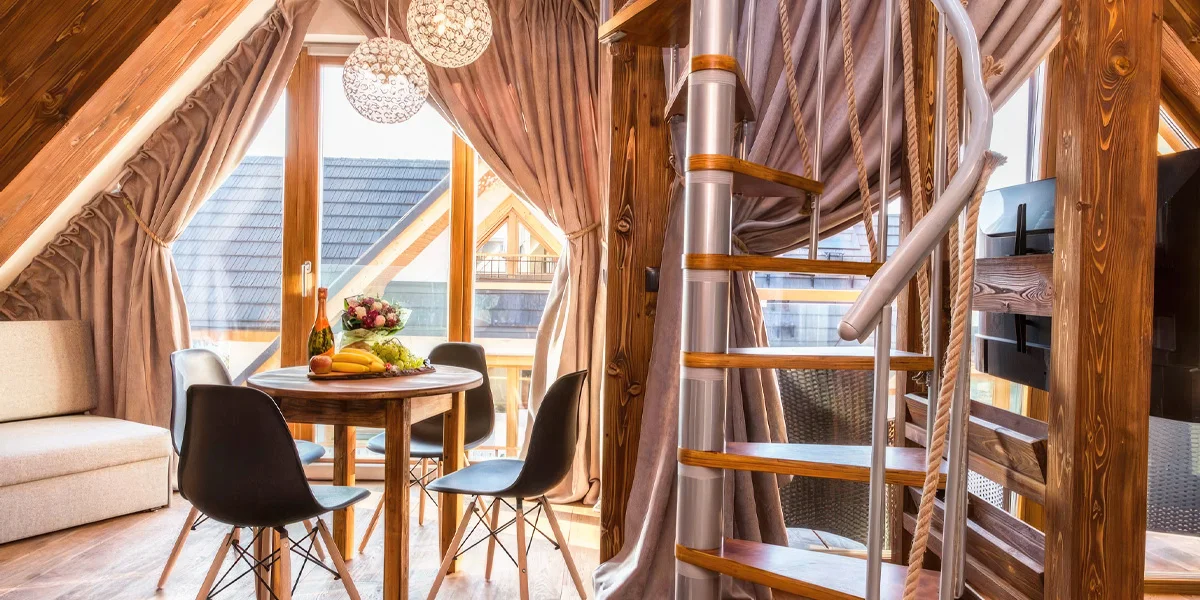 Nové apartmány v Zakopaném až pro 6 osob: cena za celý apartmán, neomezeně sauna a venkovní geotermální bazén