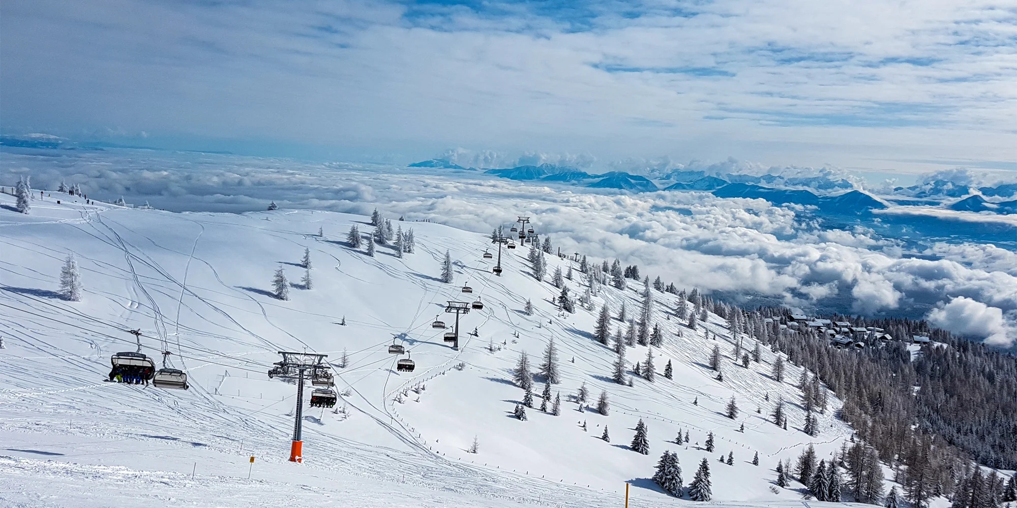 Dovolená v rakouských Korutanech: hotel u jezera, polopenze i možnost zakoupení skipasu