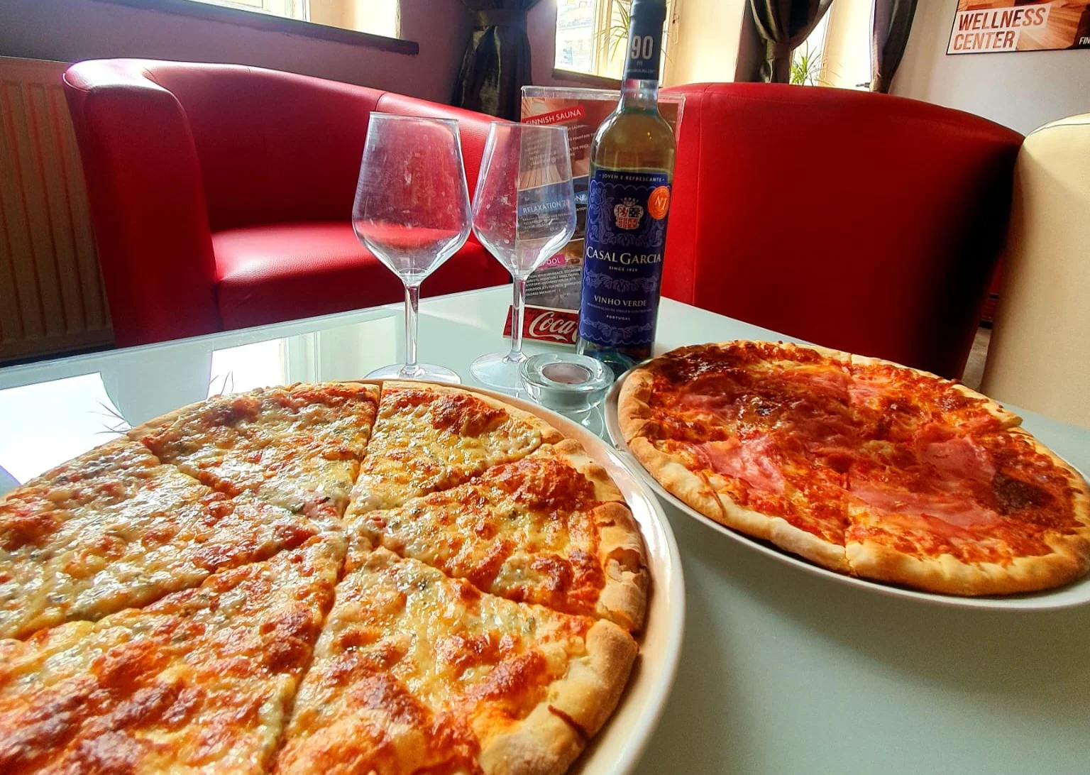 Odpočinek, jídlo i zábava: privátní wellness s pizzou a billiardem, 1–3 hod.