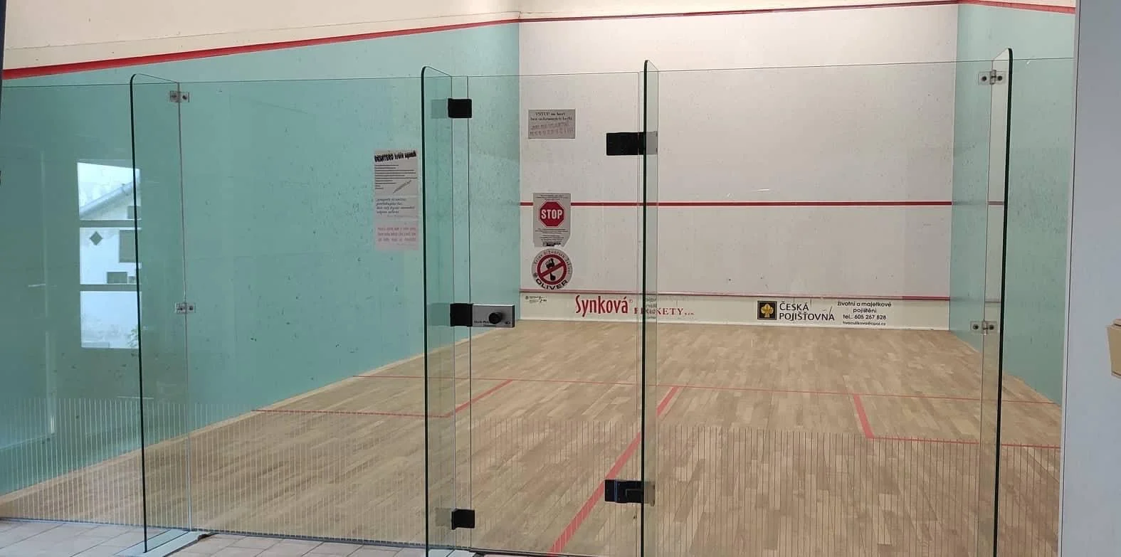 Sportovní zábava: hodinový pronájem kurtu na squash bez limitu hráčů