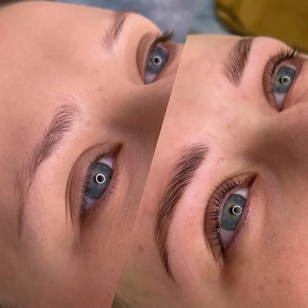 Lash lifting řas nebo laminace obočí vč. barvení