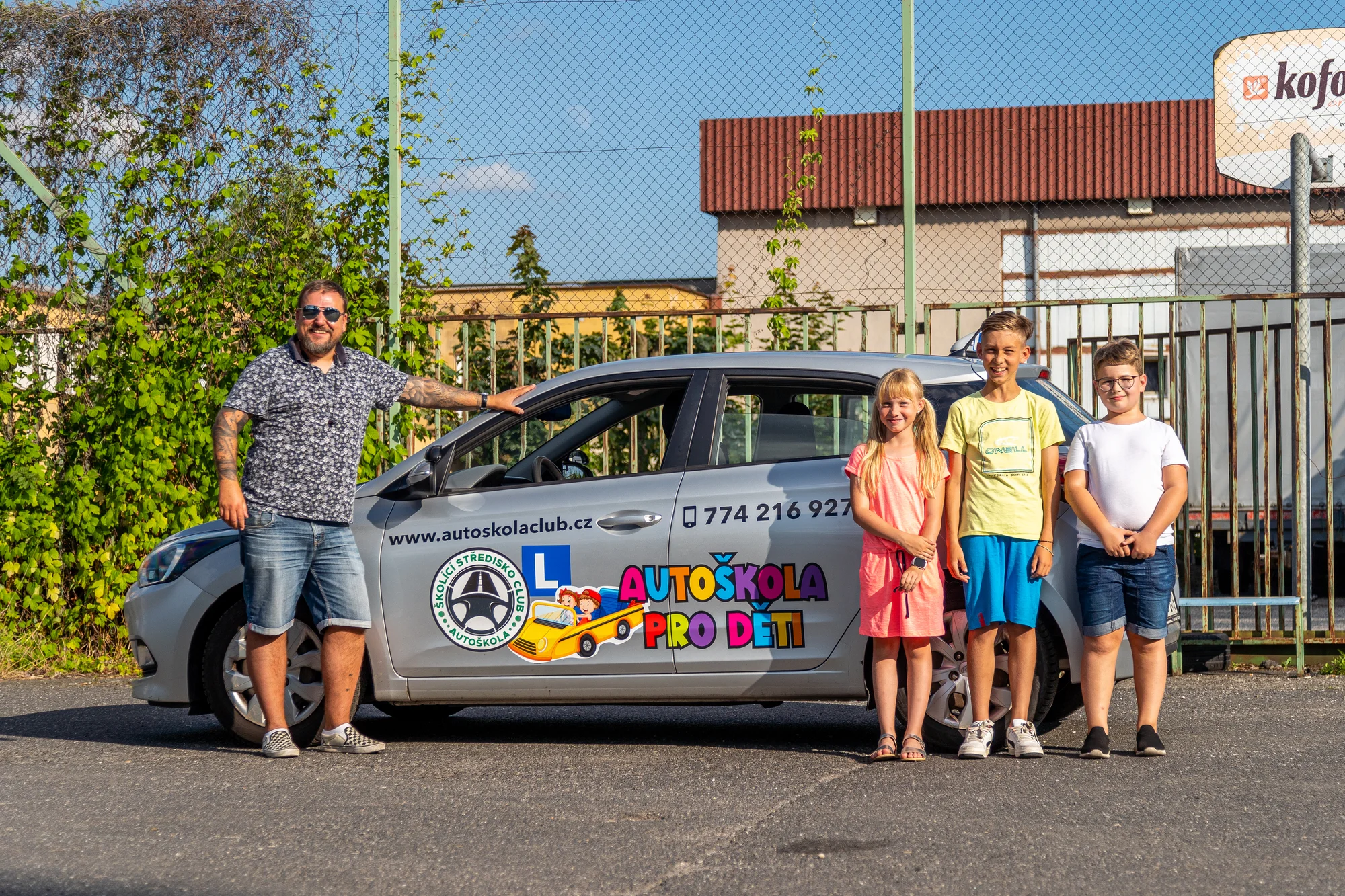 Autoškola pro děti od 5 do 18 let: 15–40 minut jízdy na cvičné ploše