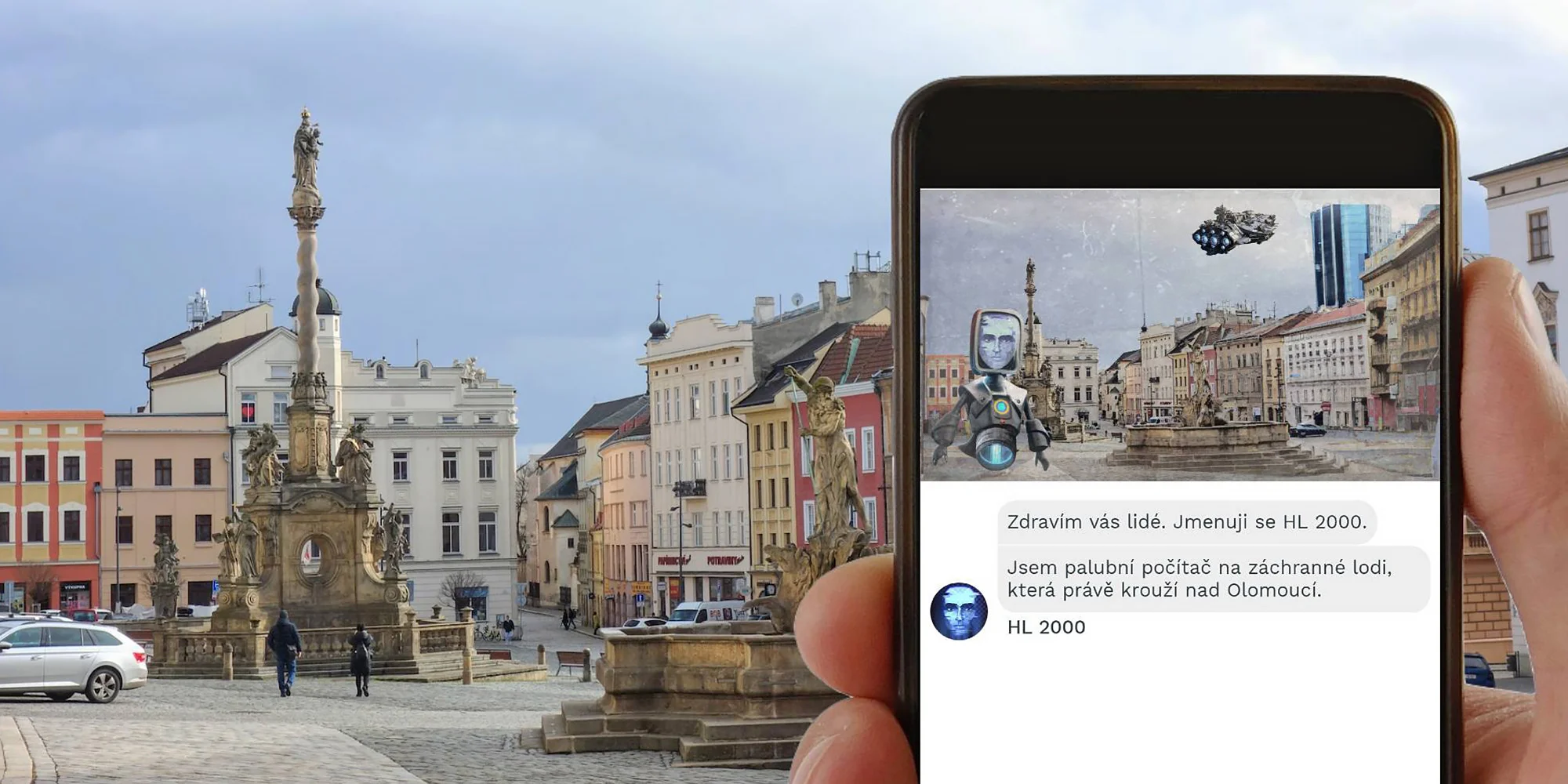 Exit Olomouc 2090: venkovní šifrovací hra ze sci-fi budoucnosti až pro 8 hráčů
