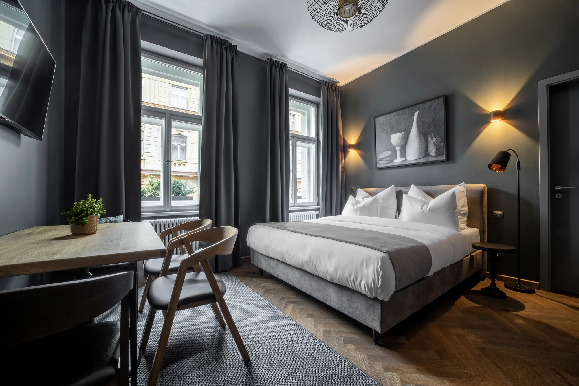 Pobyt v novém designovém hotelu v Karlíně: snídaně do postele