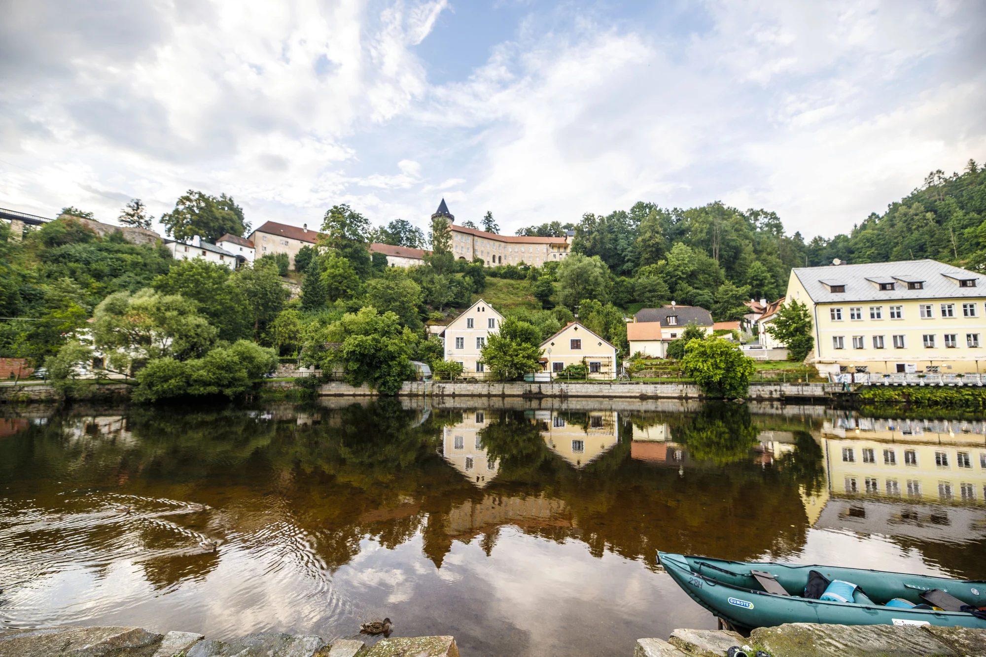 Romantika nebo rodinná pohoda v Rožmberku: jídlo, privátní wellness i prohlídka pivovar