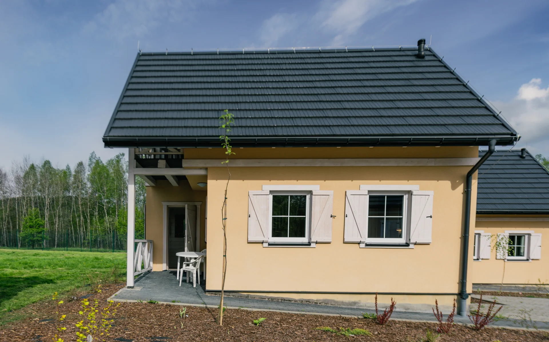 Stylová chatka v polských Beskydech až pro 7 osob: možnost jídla a neomezený wellness