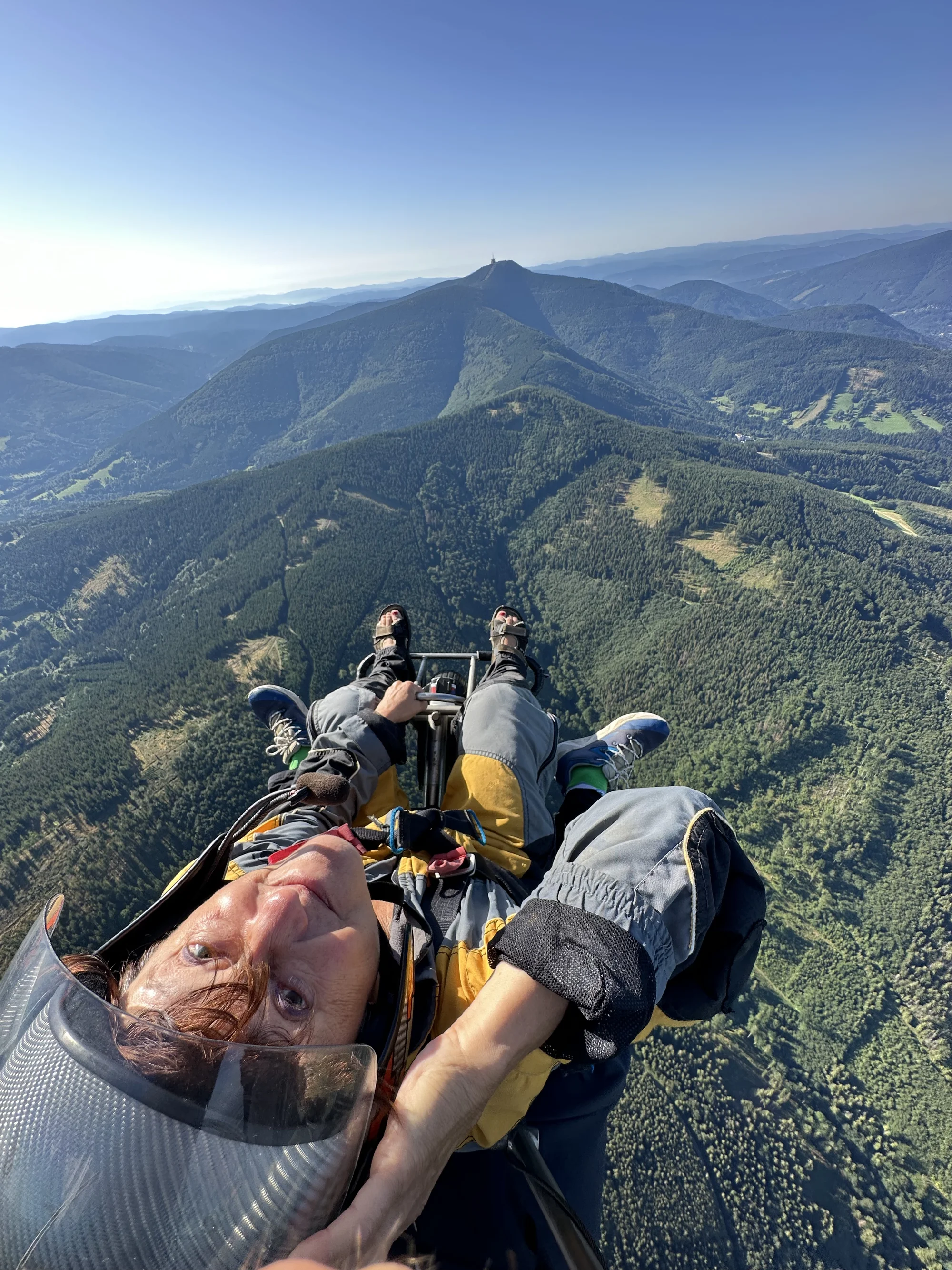 BožíLet na paraglidingové motorové tříkolce: 10–30 min. letu i sestříhané video