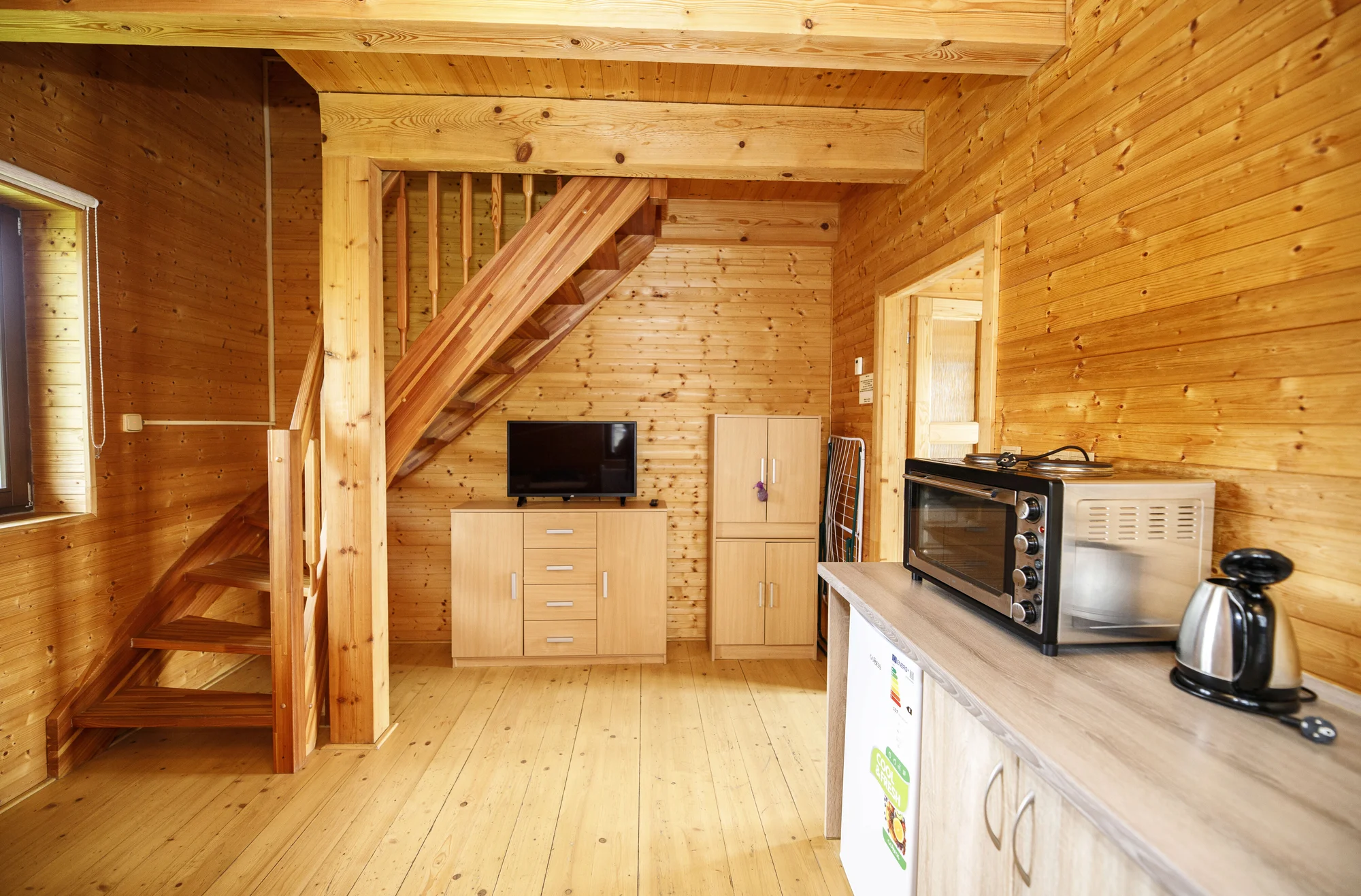 Pohoda uprostřed Jeseníků: vybavený apartmán v roubence