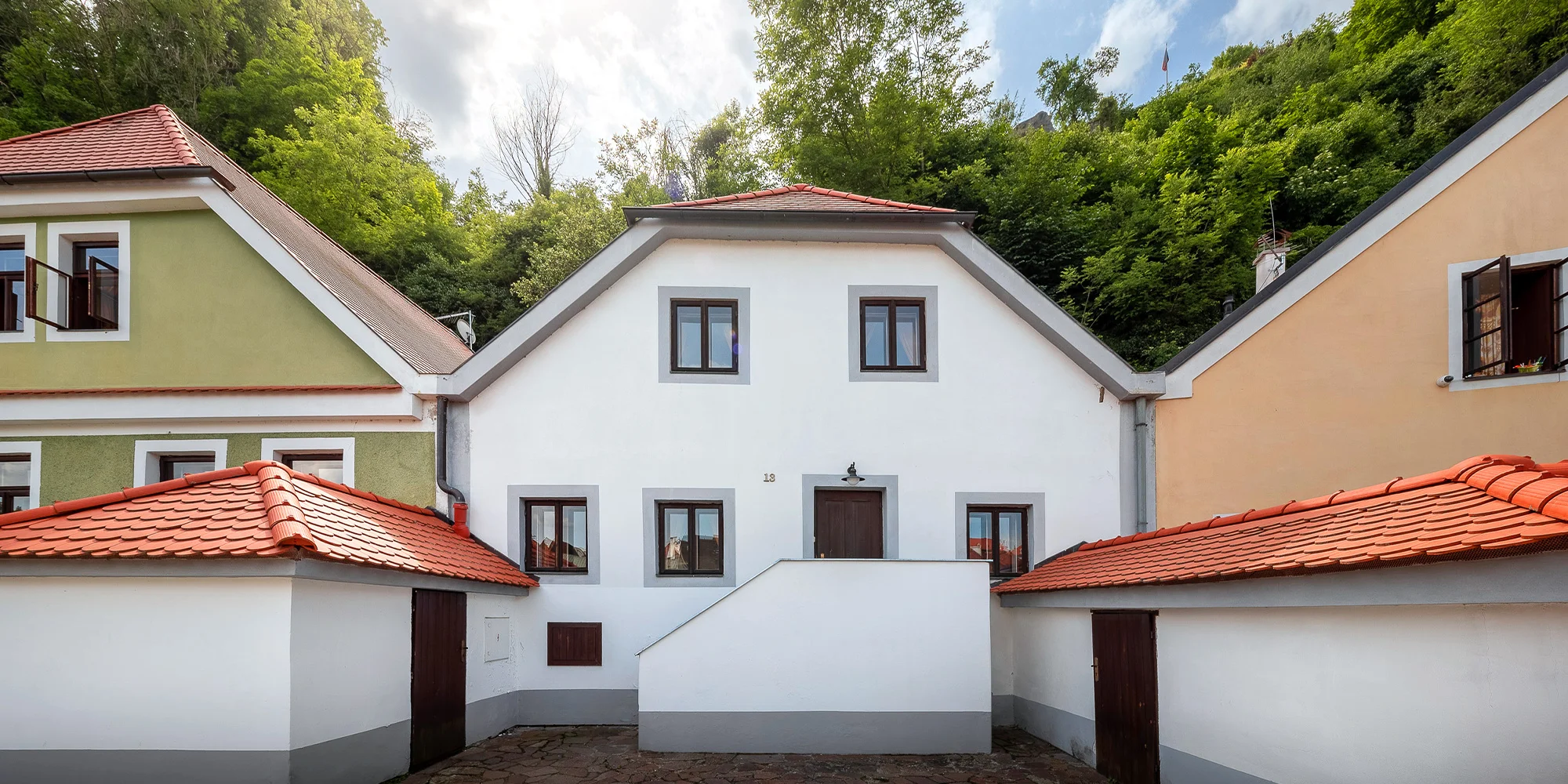 Romantika v Českém Krumlově kousek od zámku: lahev sektu i varianta se snídaní
