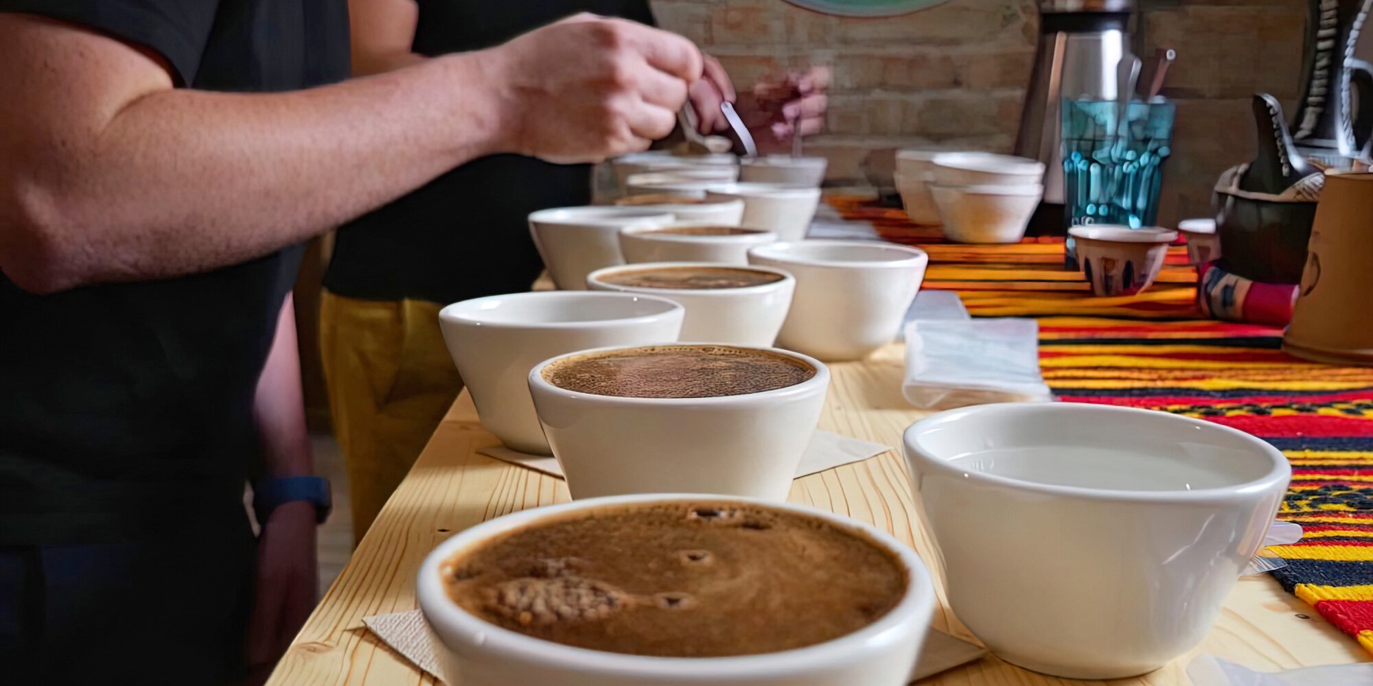 Cupping: ochutnávka káv s výkladem pro 1-4 osoby