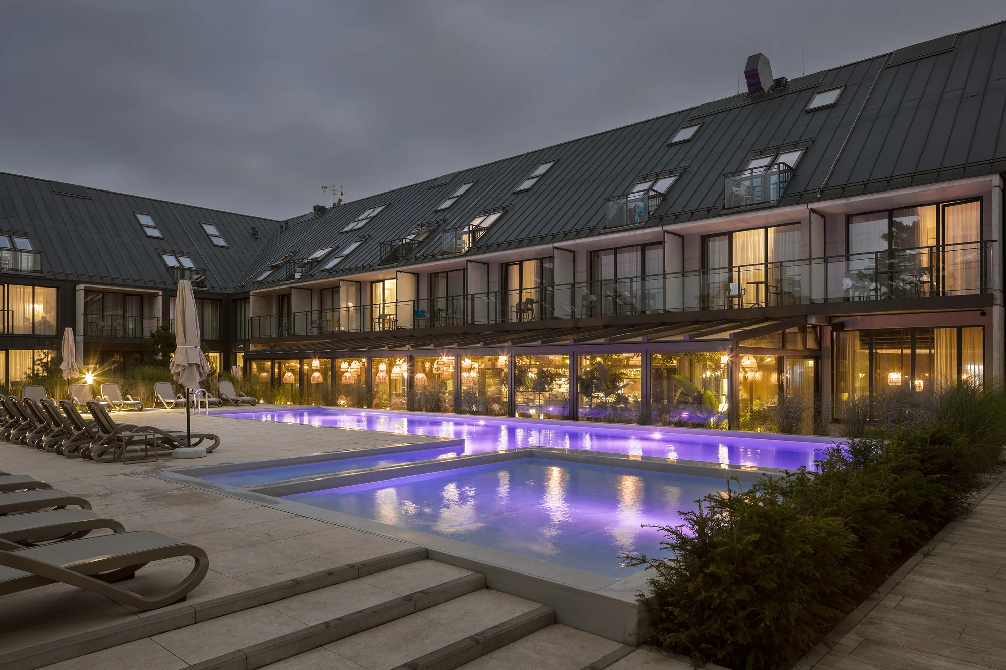 Pobyt v novém rodinném hotelu u Baltu jen 5 min. od pláže: snídaně či polopenze, neomezený wellness