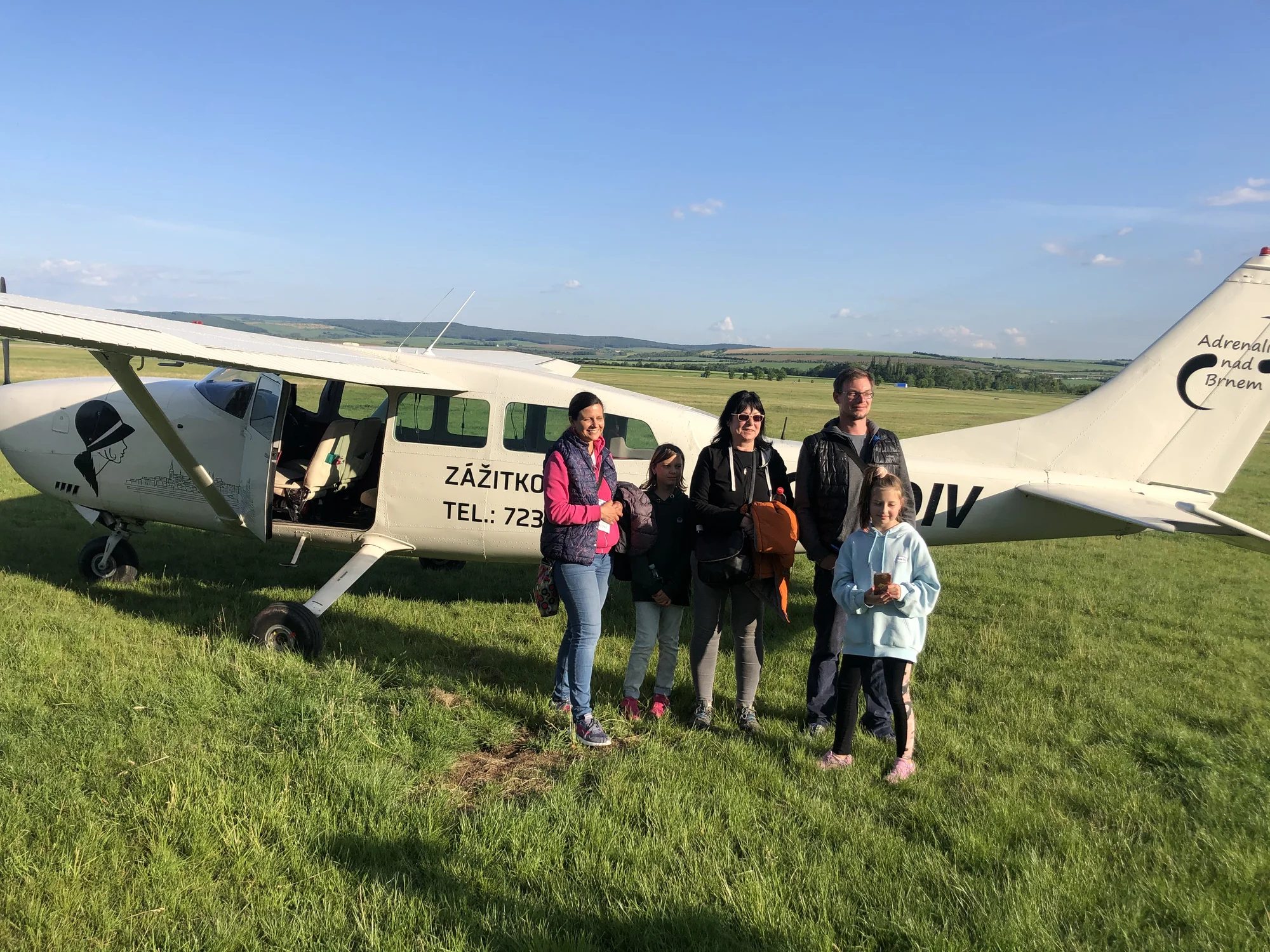 Vyhlídkový let v letadle Cessna 207 nad „zakázanou přehradou“ u Vyškova
