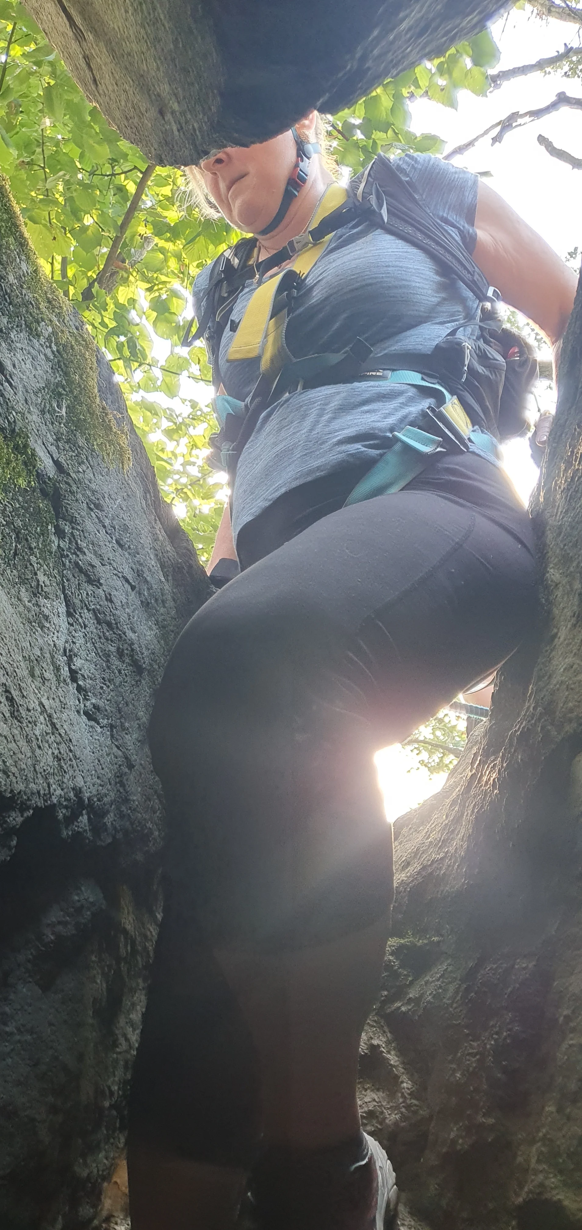 Via Ferrata: lezení po zajištěné cestě na Mlynářův kámen u Dubiček pro 1–3 osoby