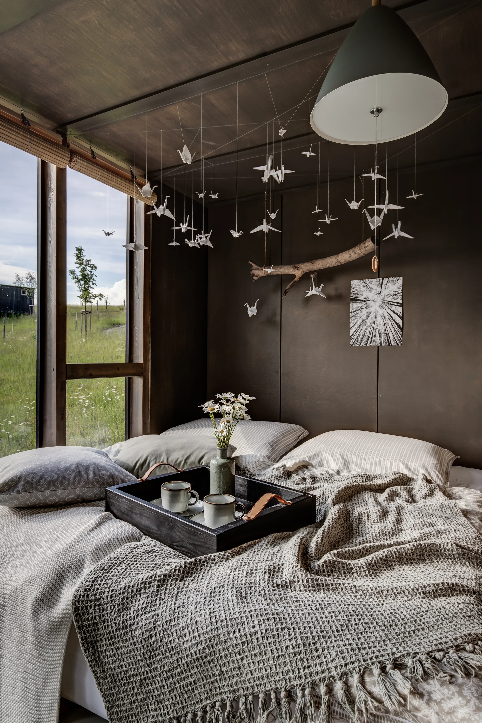 Netradiční pobyt na východě Čech: ubytování v luxusní chatě, snídaňová bednička a wellness