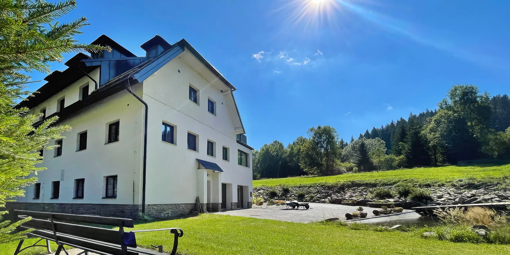 Pobyt na Šumavě: horská chata pod keltským hradištěm Obří hrad a snídaně