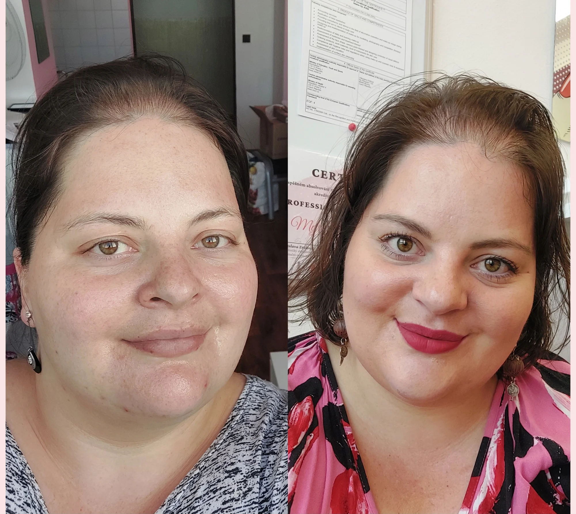 Kurzy líčení s profesionální make-up artist pro 1 nebo 2 osoby: 90-120 min.