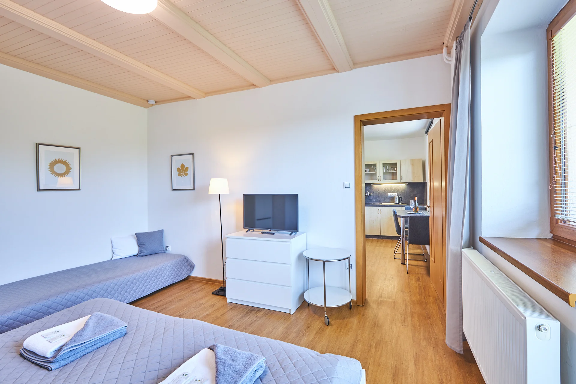 Pohoda v penzionu v Českém Krumlově: pěkný pokoj či apartmán