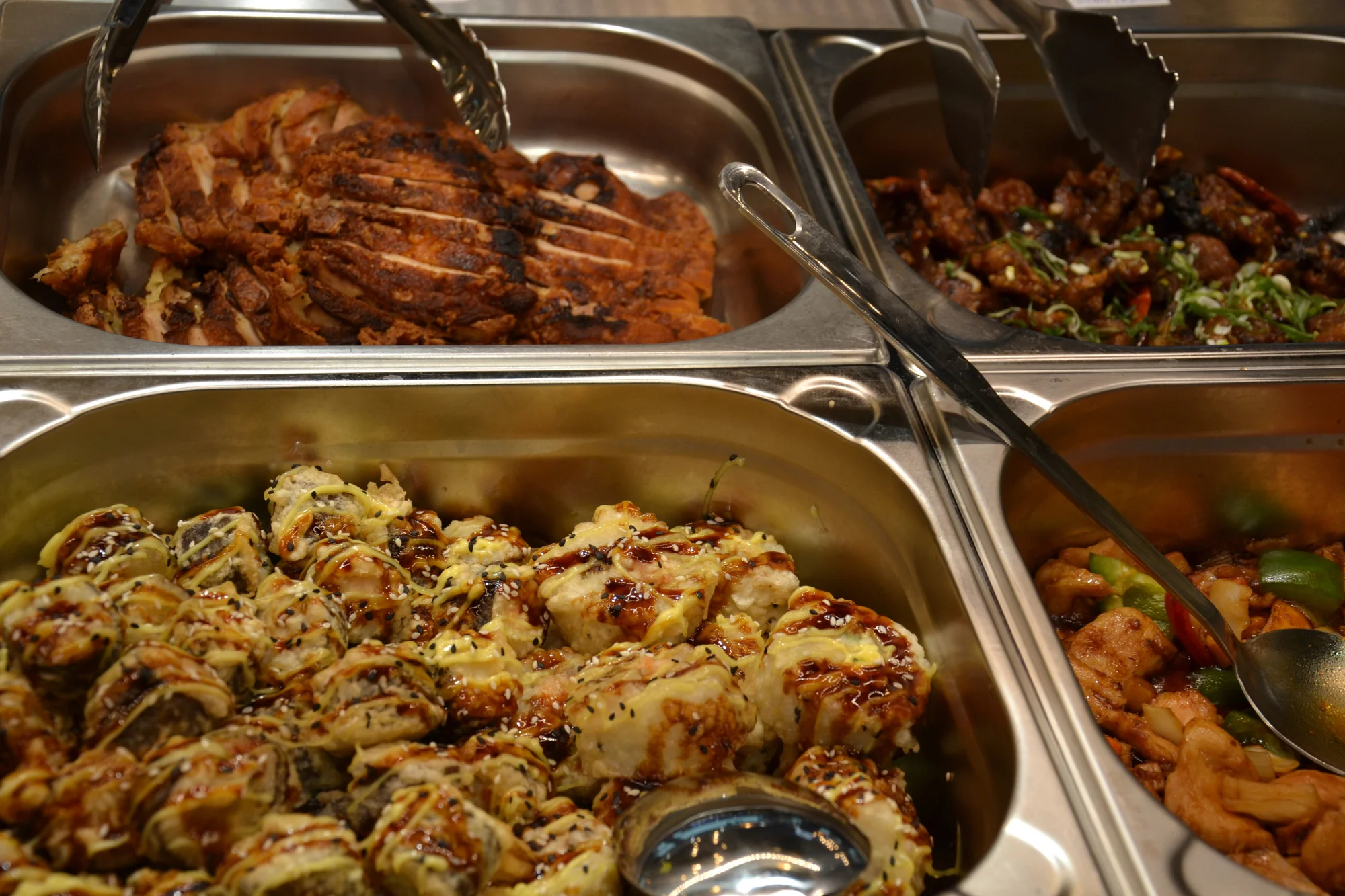 All you can eat v asijském bistru u O2 arény: krevety, sushi, sečuánské kuře i tofu a jiné dobroty