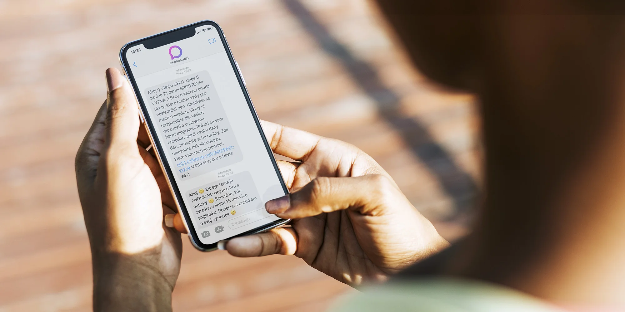 Sportovní nebo seberozvojová SMS výzva pro 2 osoby na 21 dní plná zábavných úkolů