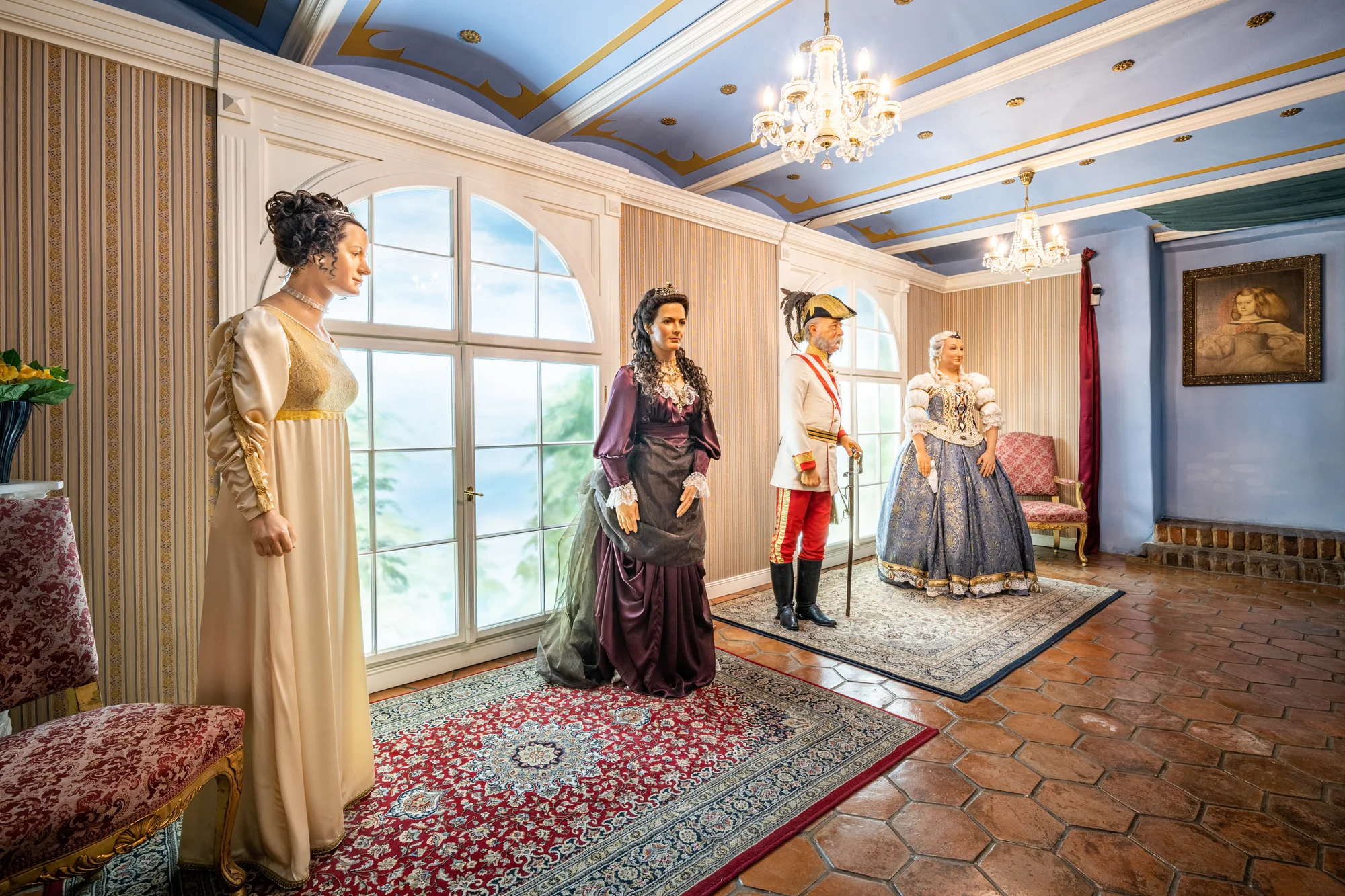 Vstupy do muzea voskových figurín v Českém Krumlově