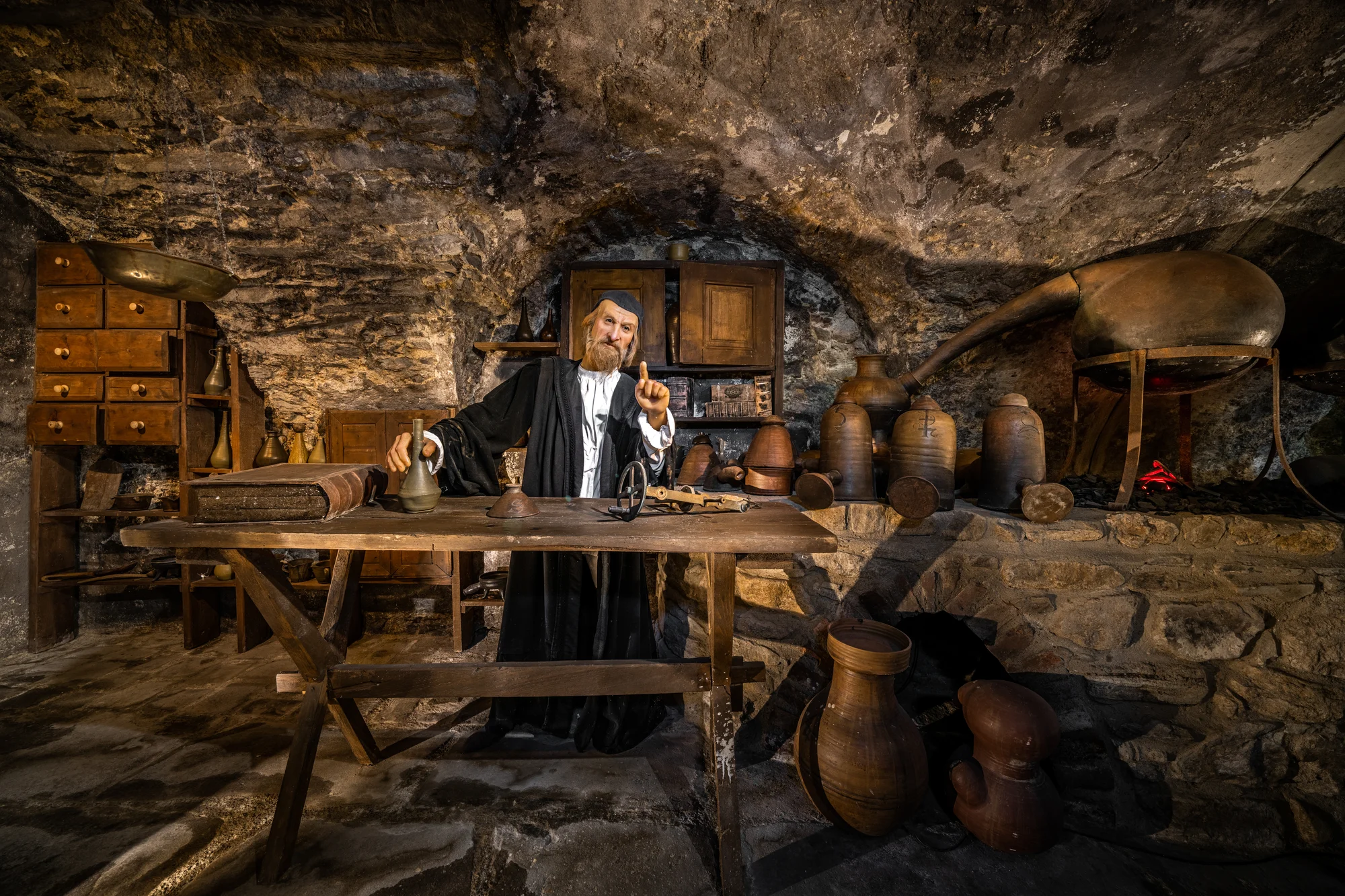 Vstupy do muzea voskových figurín v Českém Krumlově