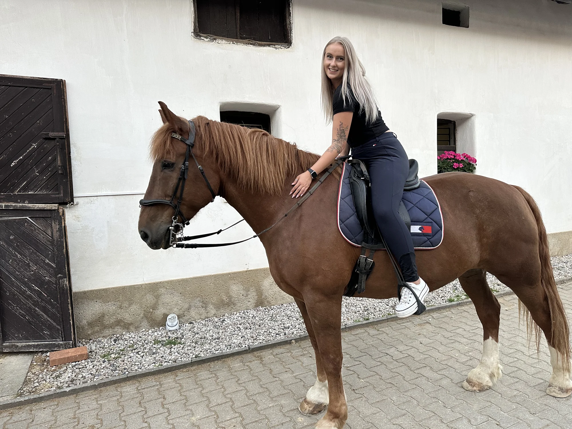 Příjemný penzion nedaleko Karlštejna se snídaní, saunou a koňmi