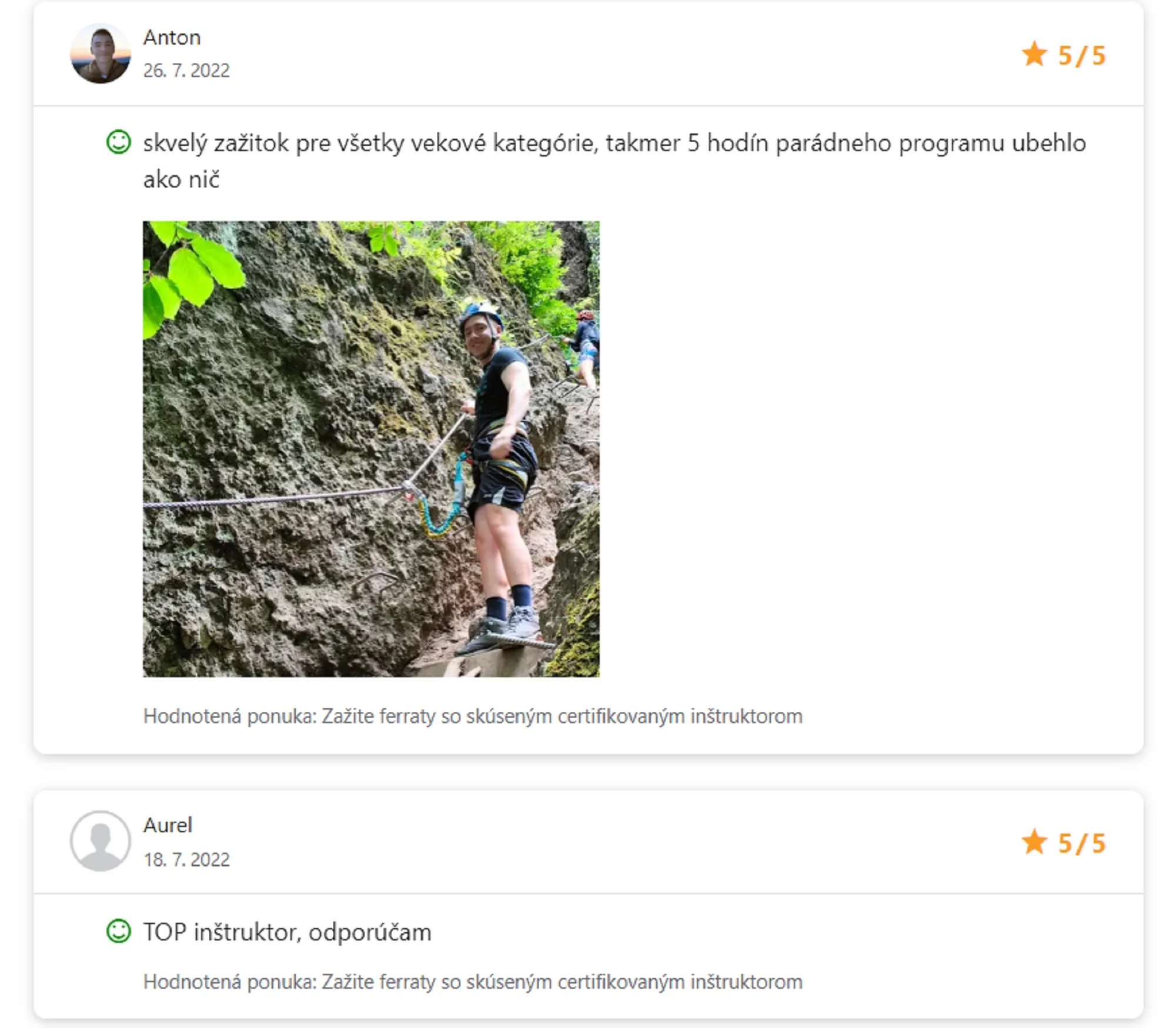 Skupinové ferratové kurzy s certifikovaným instruktorem na Slovensku pro děti i dospělé