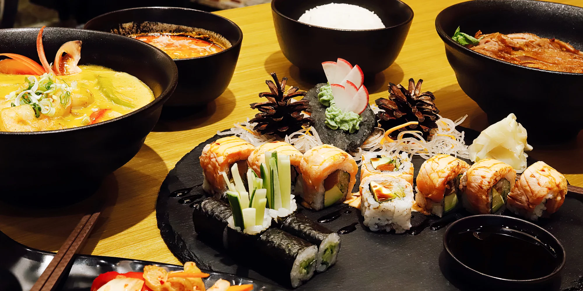 500 Kč do asijské restaurace: thajská kuchyně i sushi