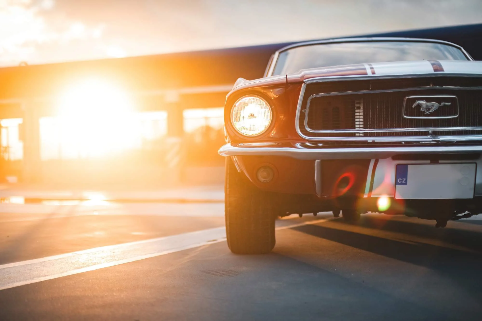 Zážitková jízda v legendárním Fordu Mustang 1968 V8: spolujezdec i řidič, 15-60 minut
