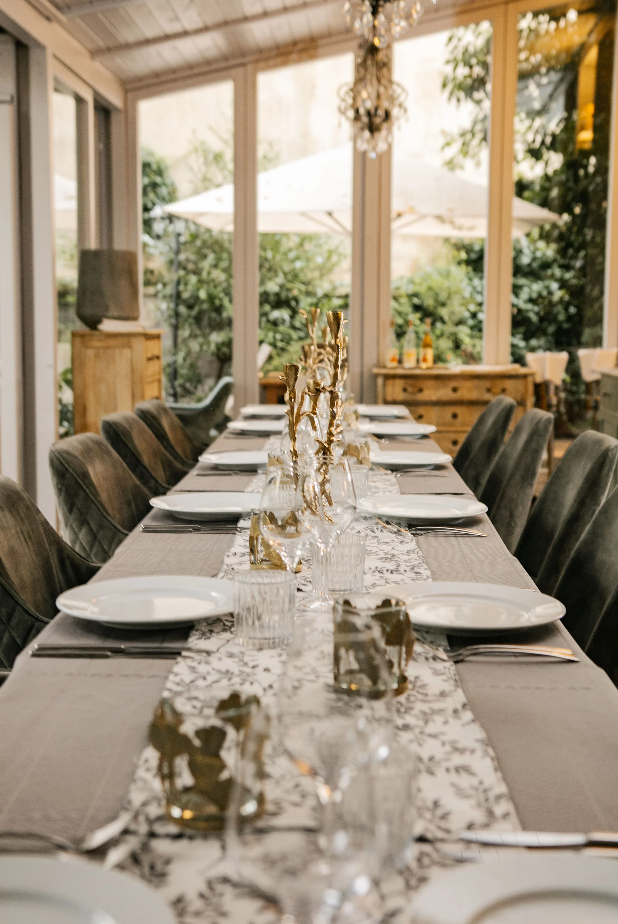 5chodové menu v luxusní zahradní restauraci v centru Prahy pro 1 nebo 2 osoby