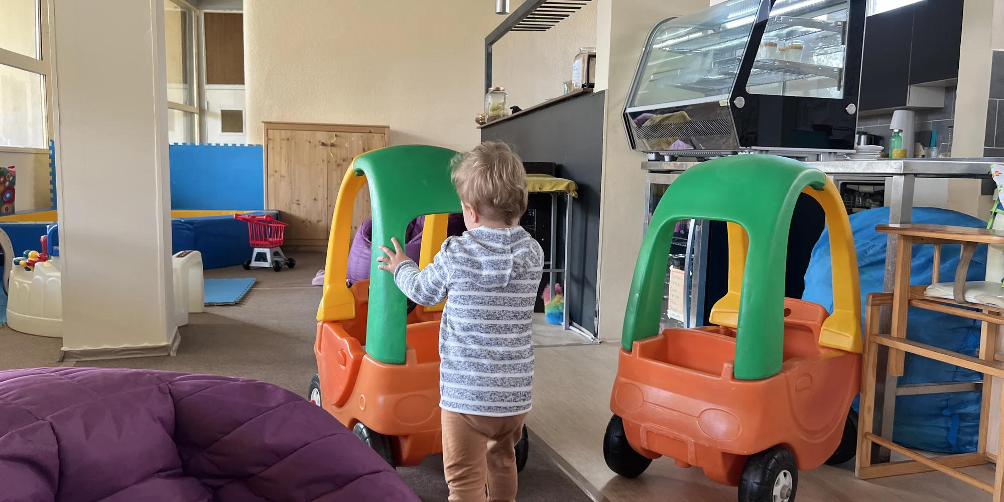 Horká čokoláda podle výběru v kavárně s dětskou herničkou